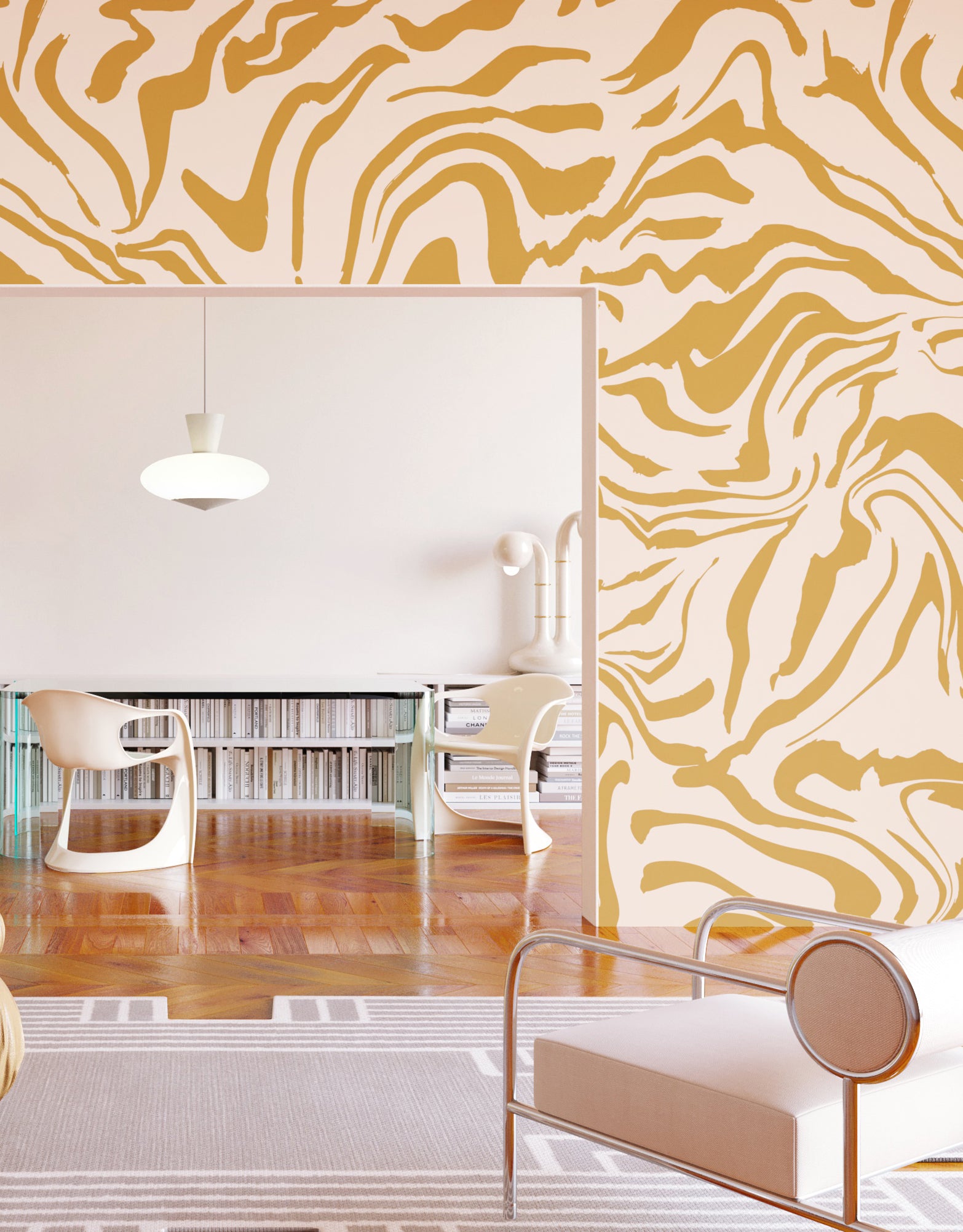 Primal© Mural Wallpaper in Cob