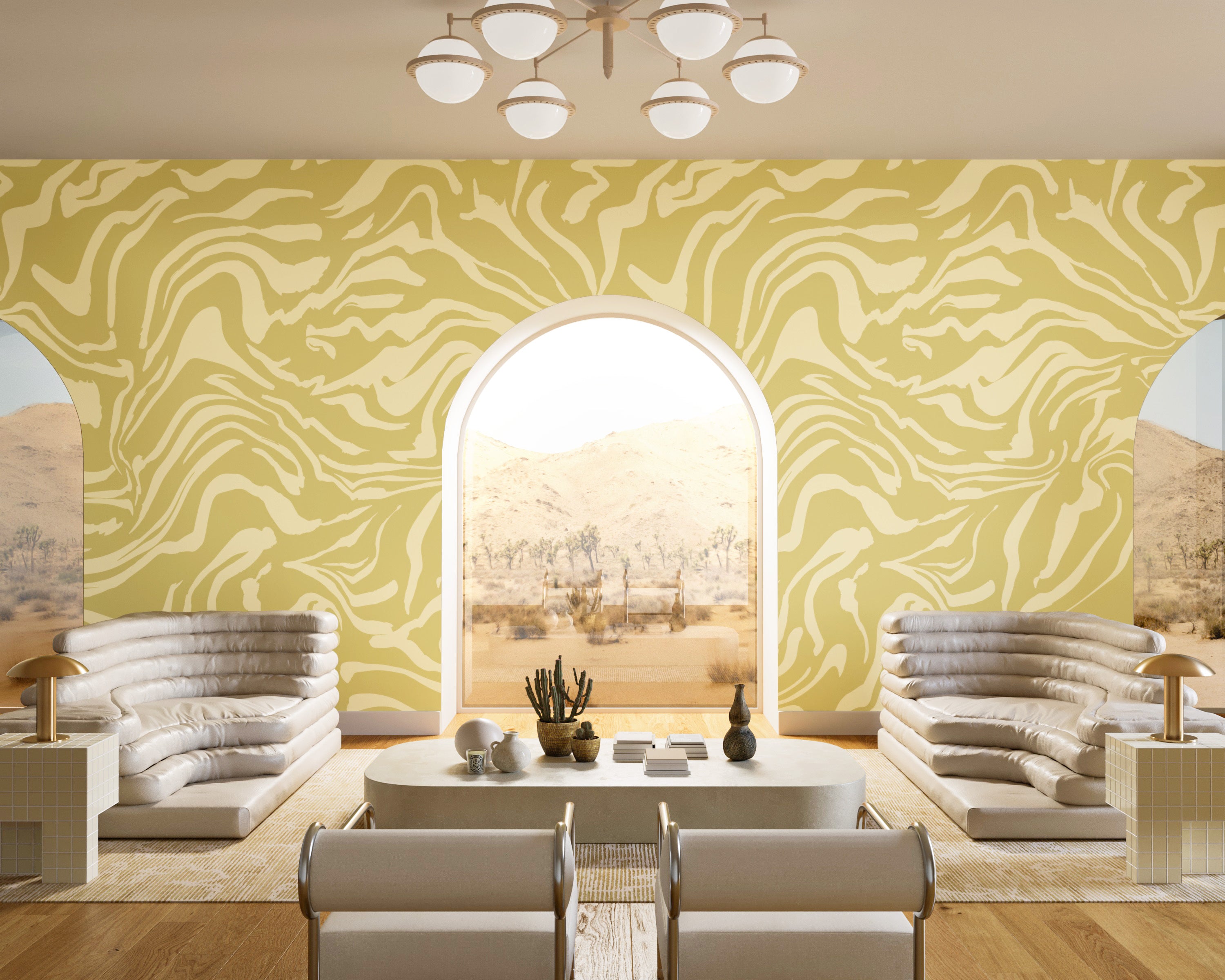 Primal© Mural Wallpaper in Daffodil