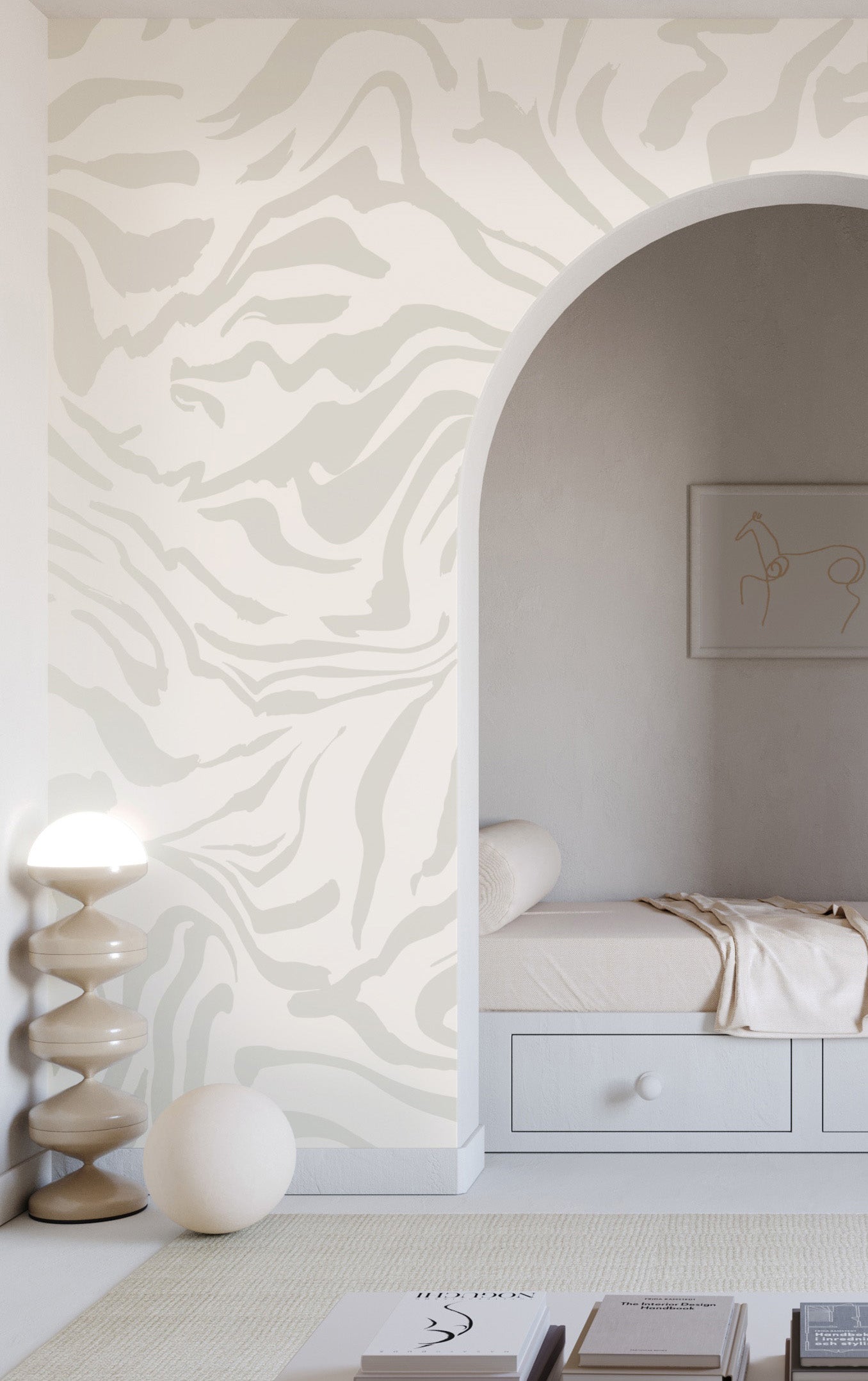 Primal© Mural Wallpaper in Mineral