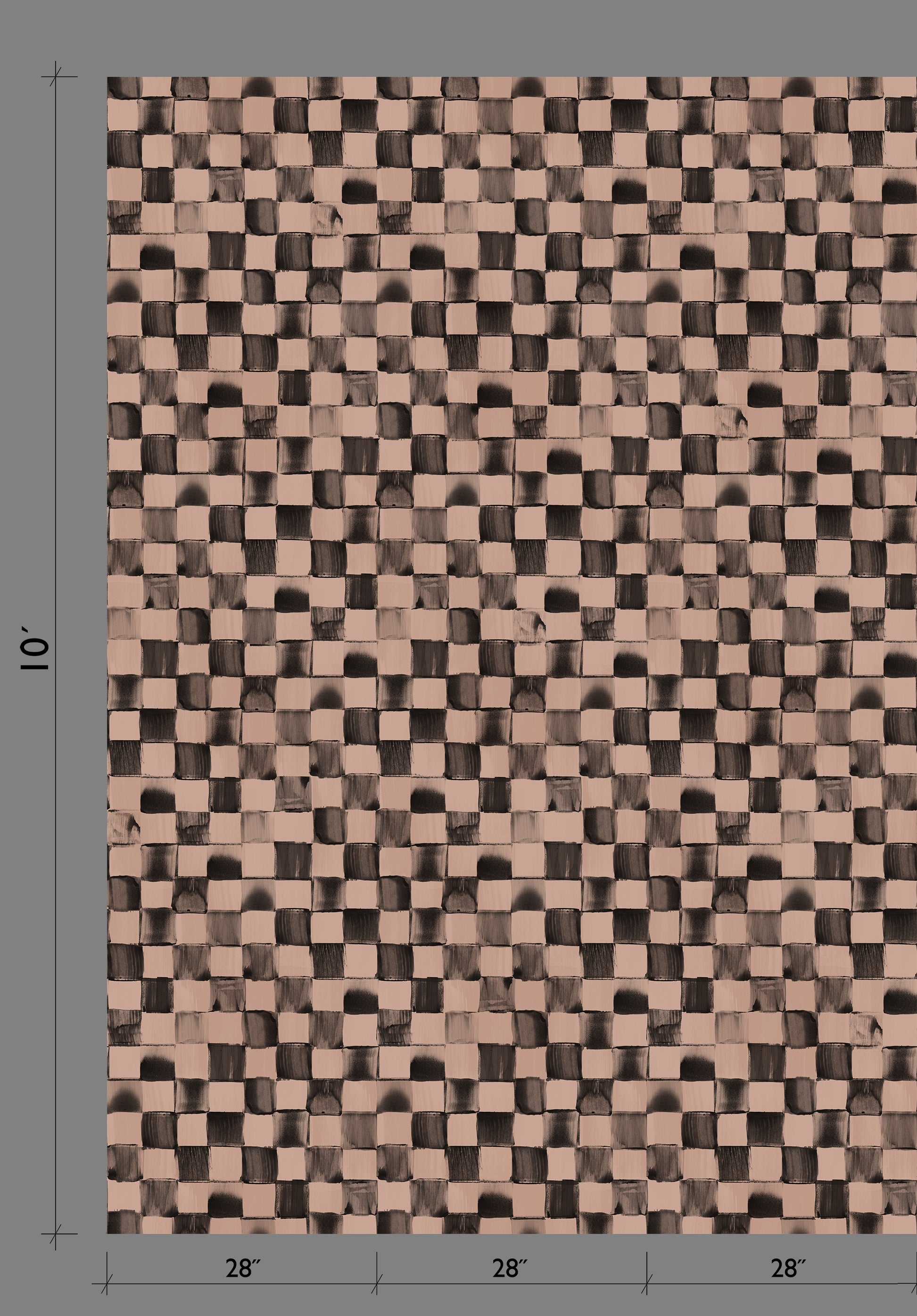 Quadrata© Wallpaper in Ferris + Black