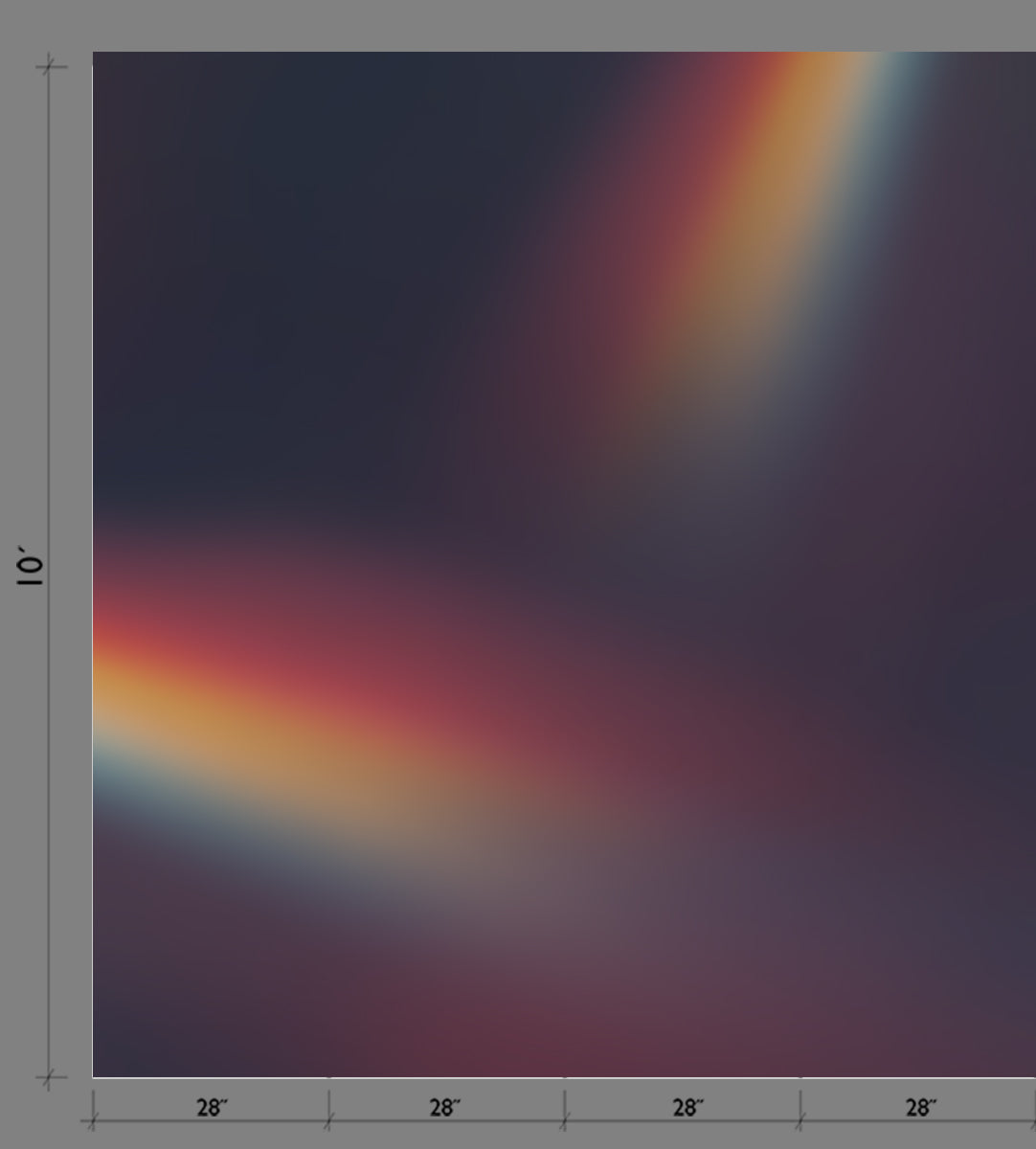 Rey© Mural Wallpaper in Disco