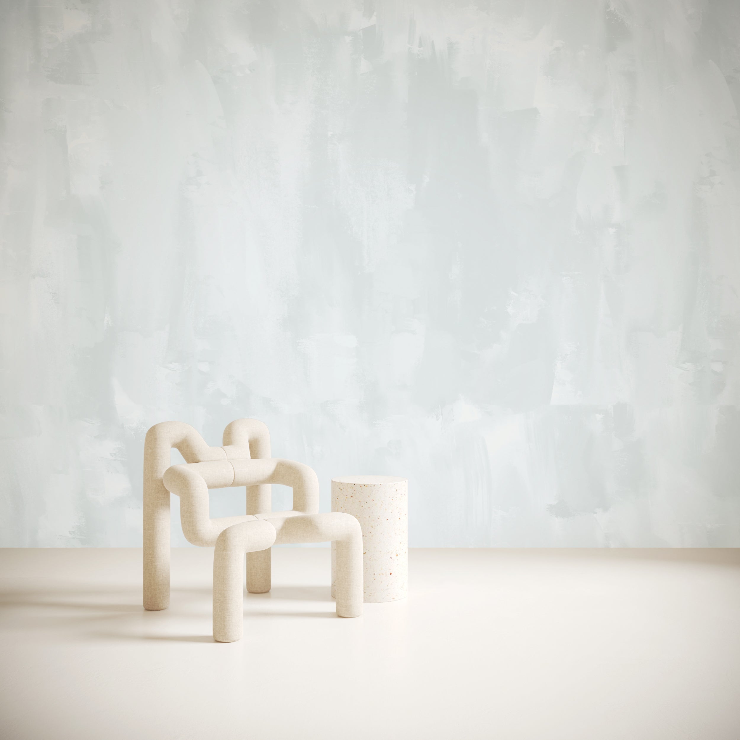 Rock Steady© Mural Wallpaper in Glacier