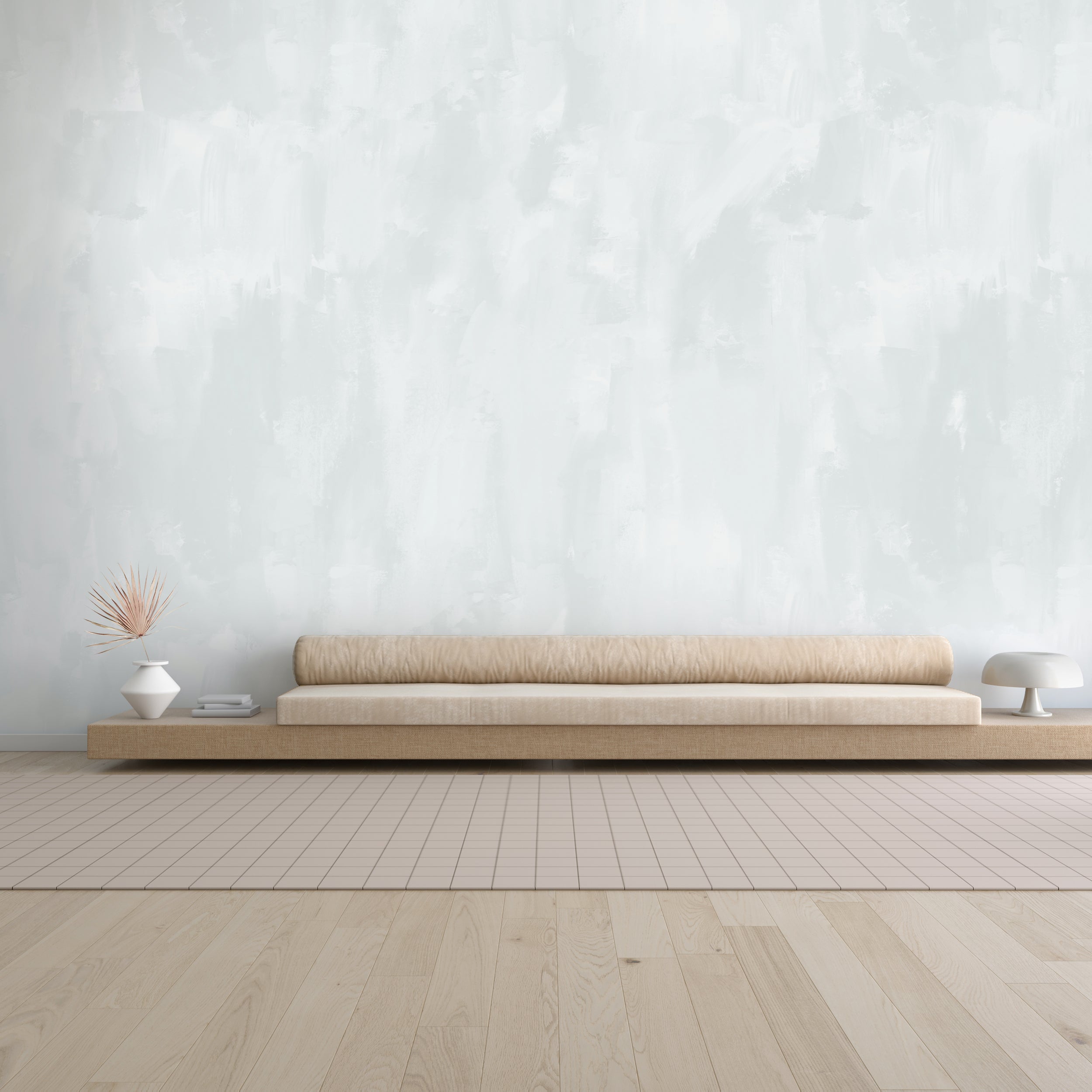 Rock Steady© Mural Wallpaper in Glacier