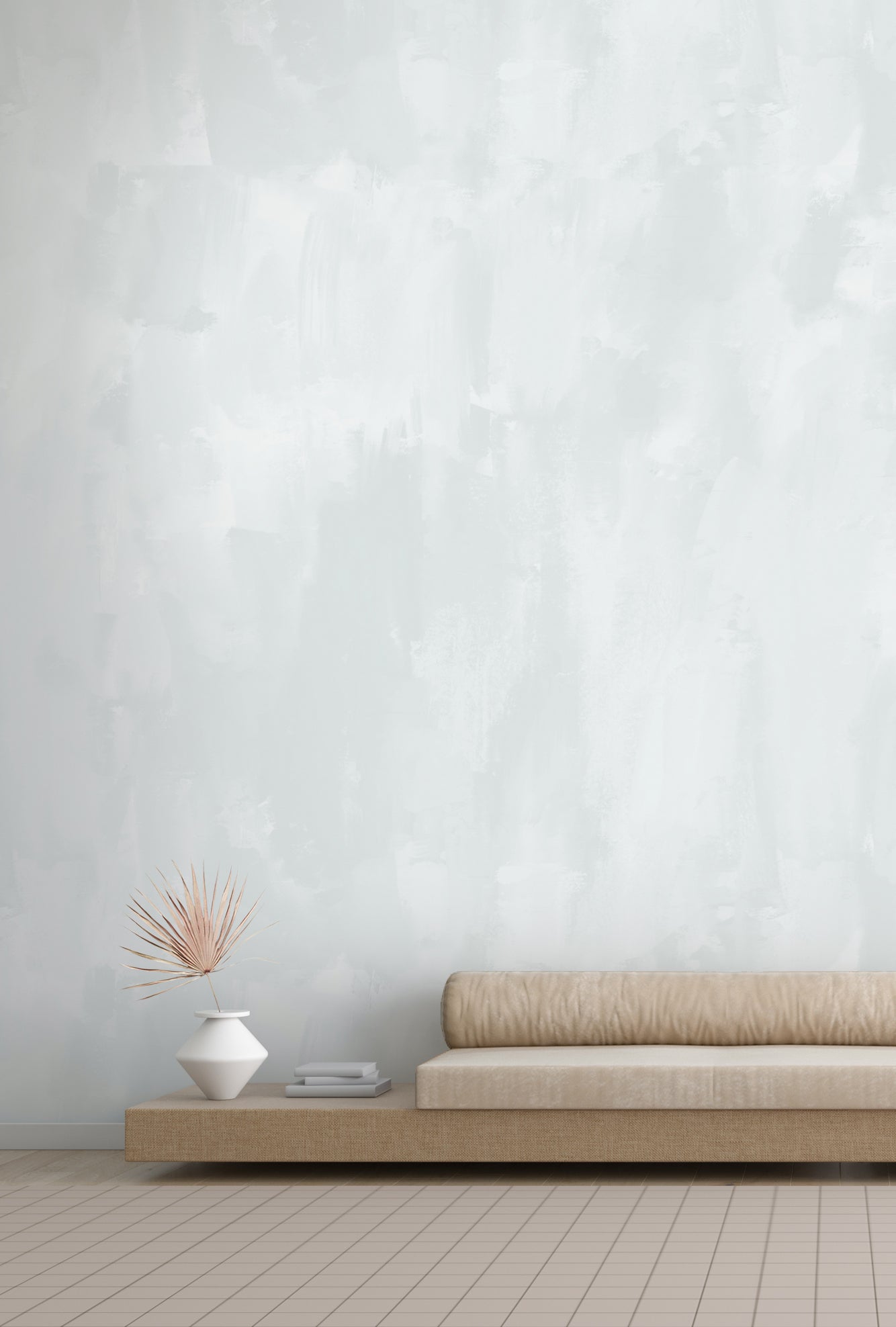 Rock Steady© Mural Wallpaper in Glacier