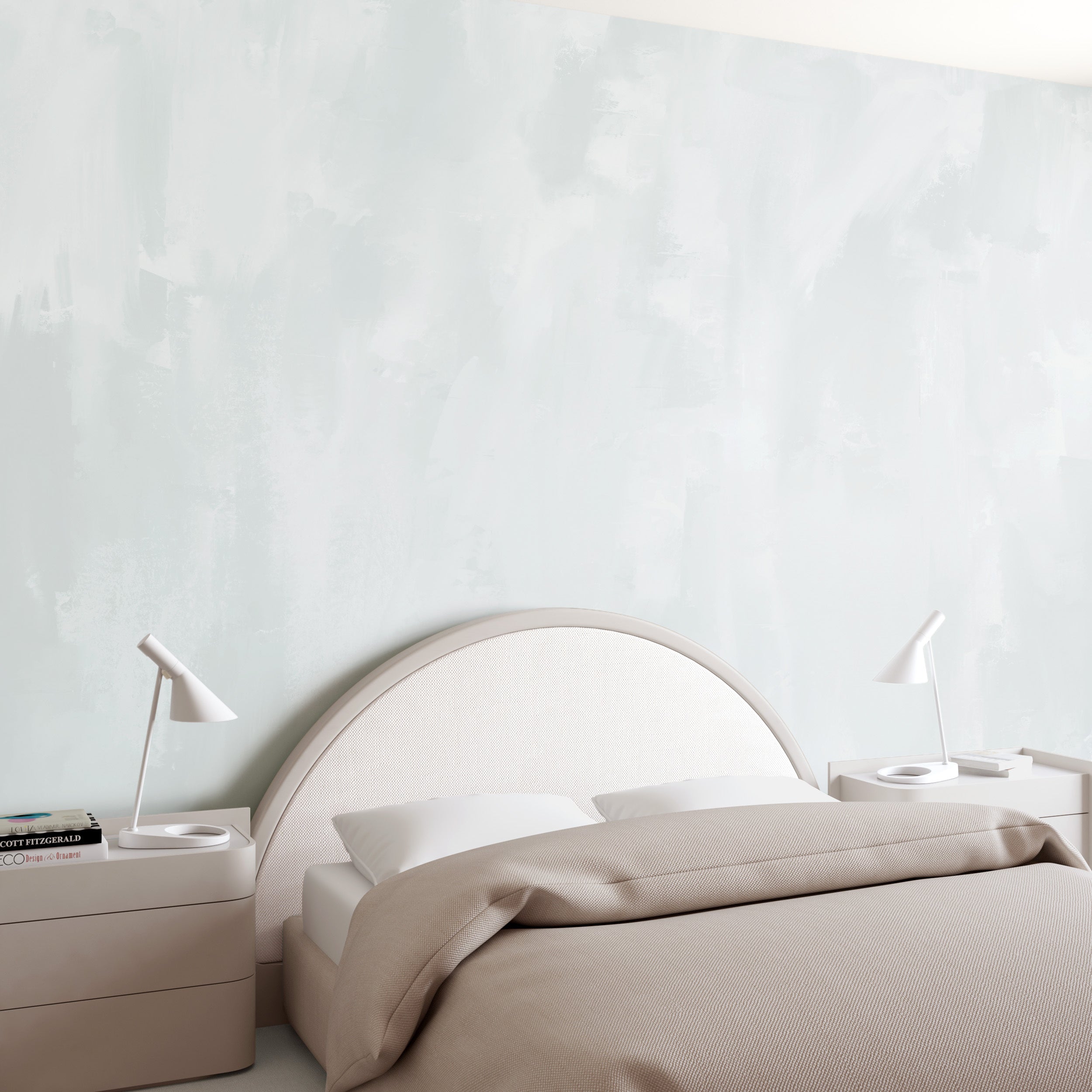 Rock Steady© Mural Wallpaper in Glacier