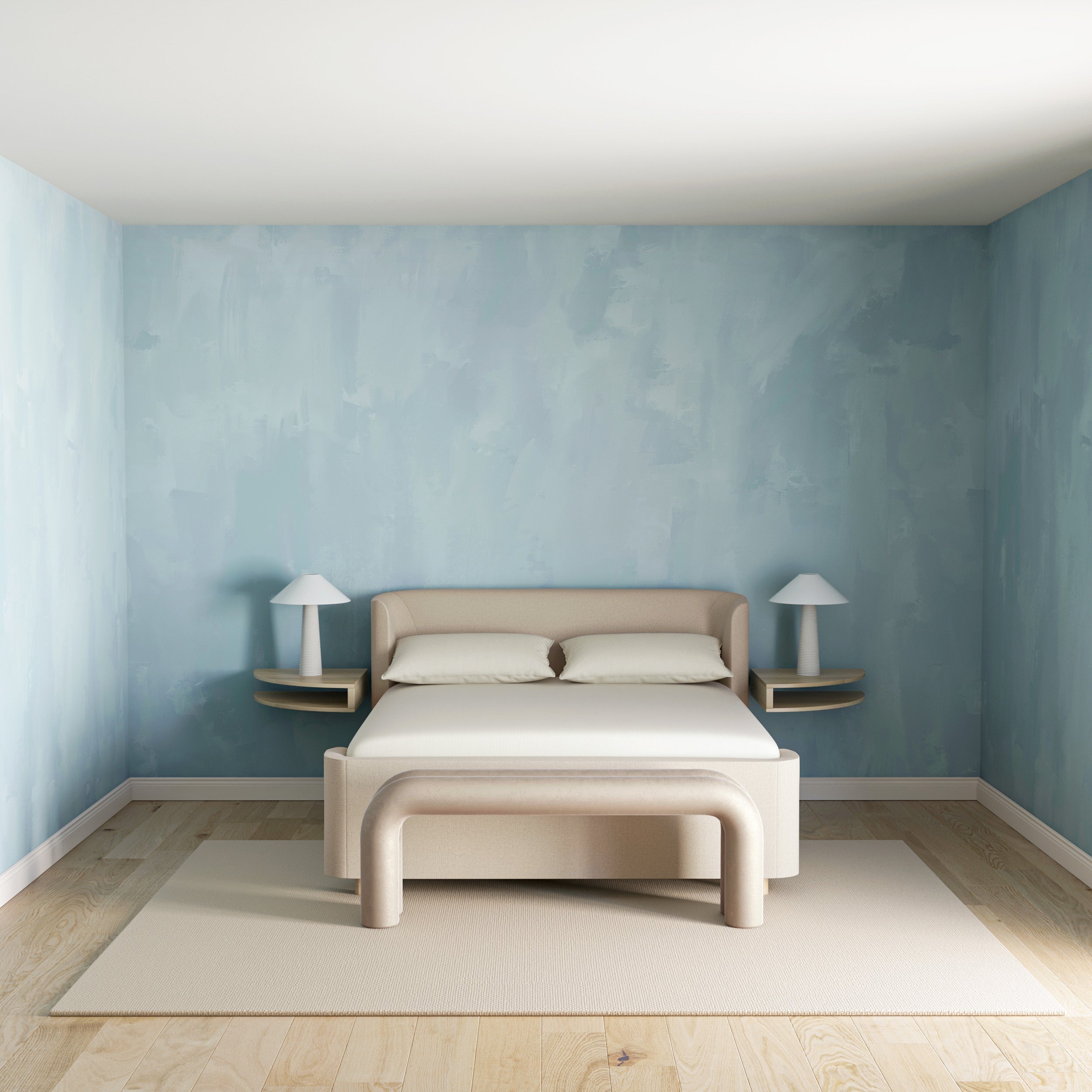 Rock Steady© Mural Wallpaper in Sky