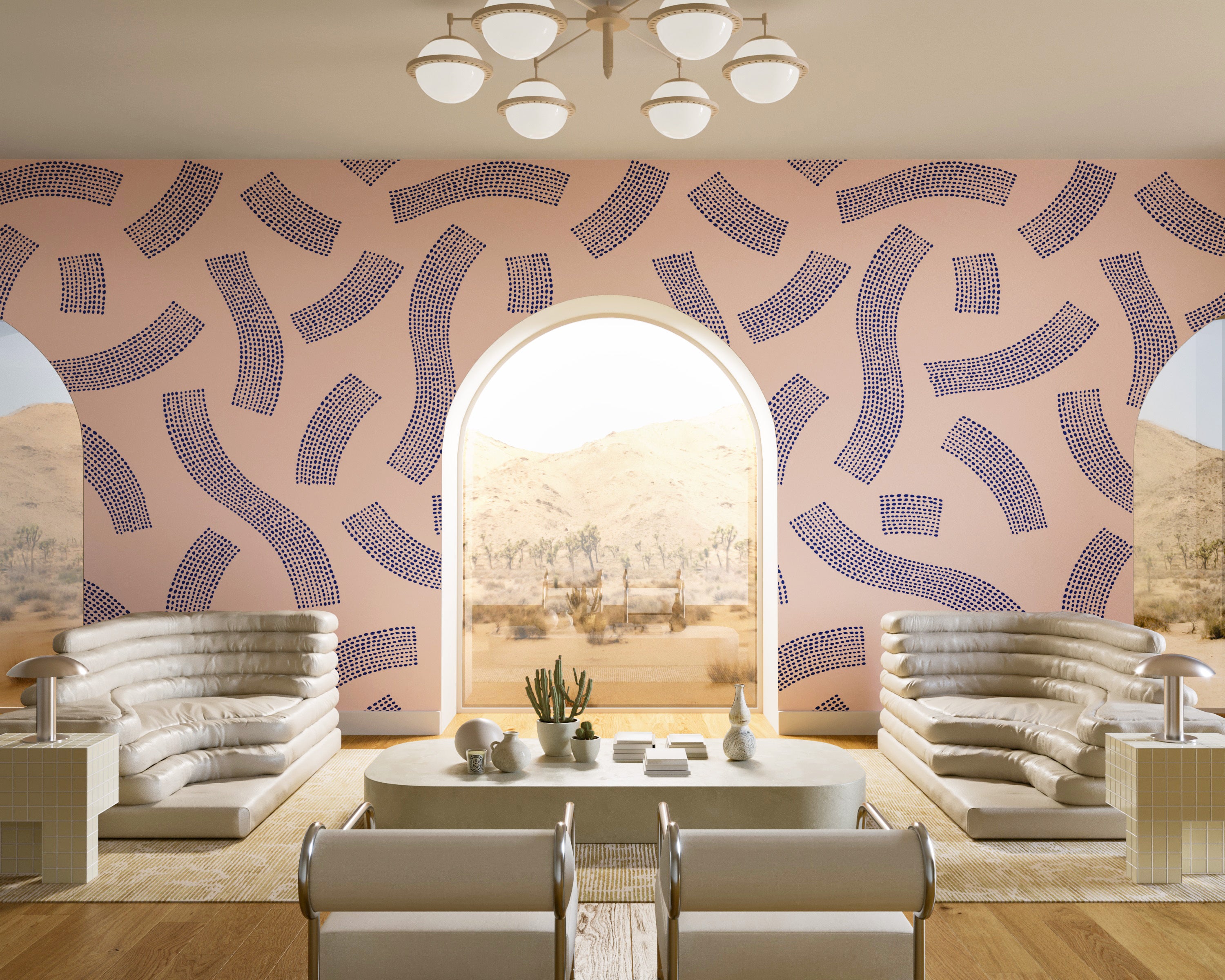 Saguaro© Wallpaper in Country Blue