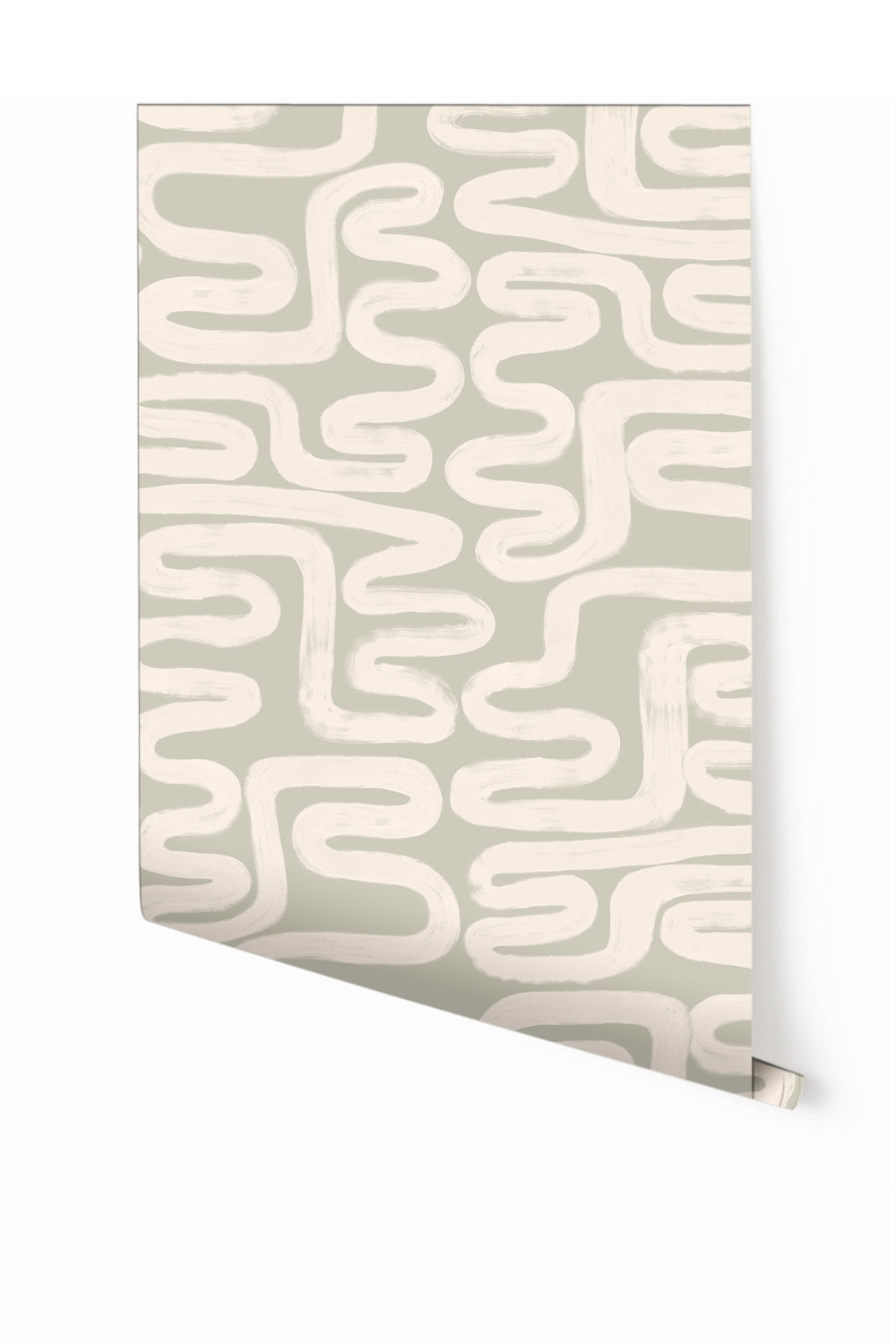 Azteca© Wallpaper in Soapstone