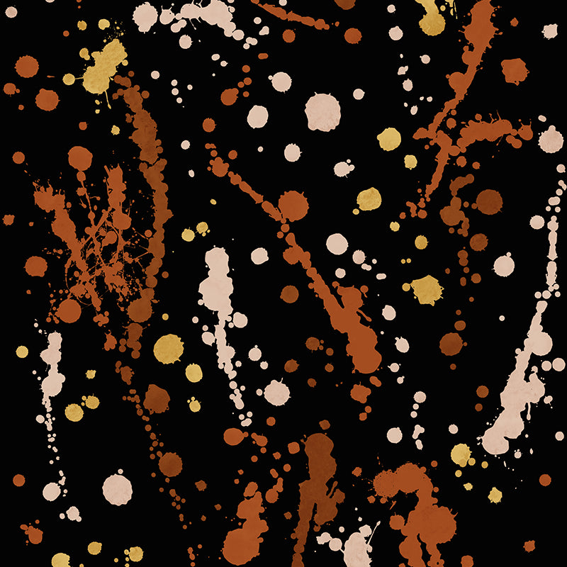 Spot On© Wallpaper in Black Rust