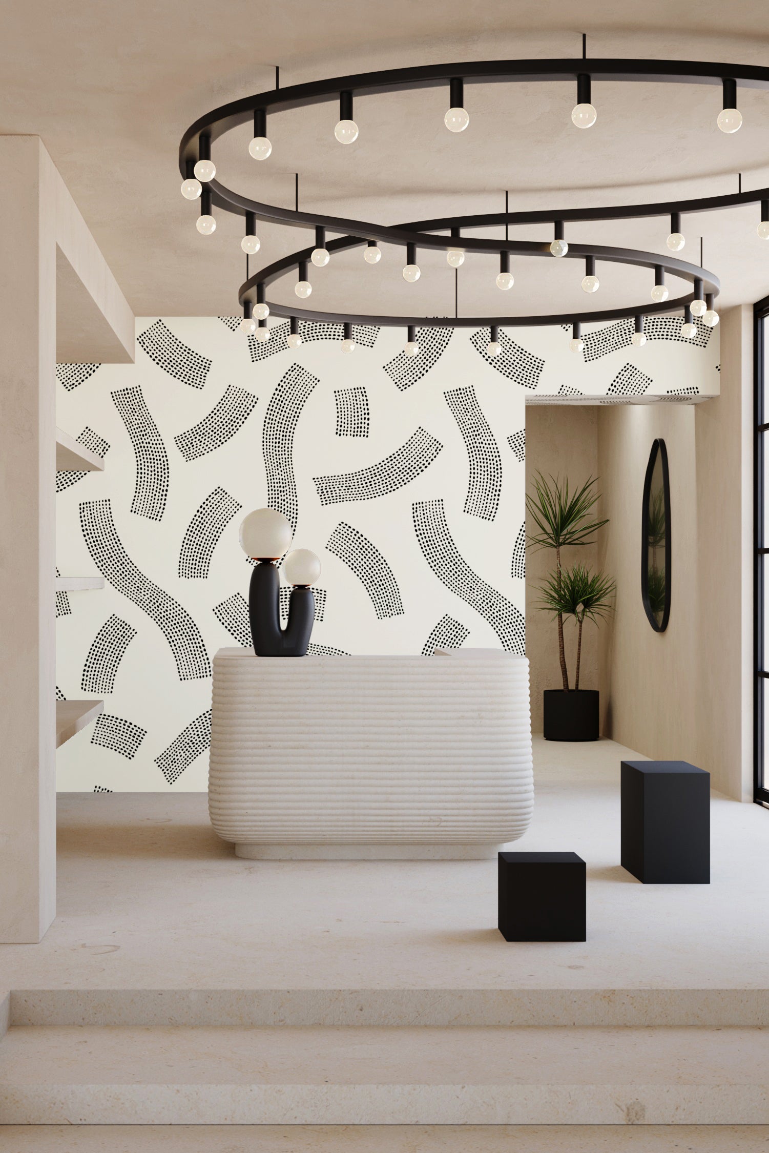 Saguaro© Wallpaper in Alabaster