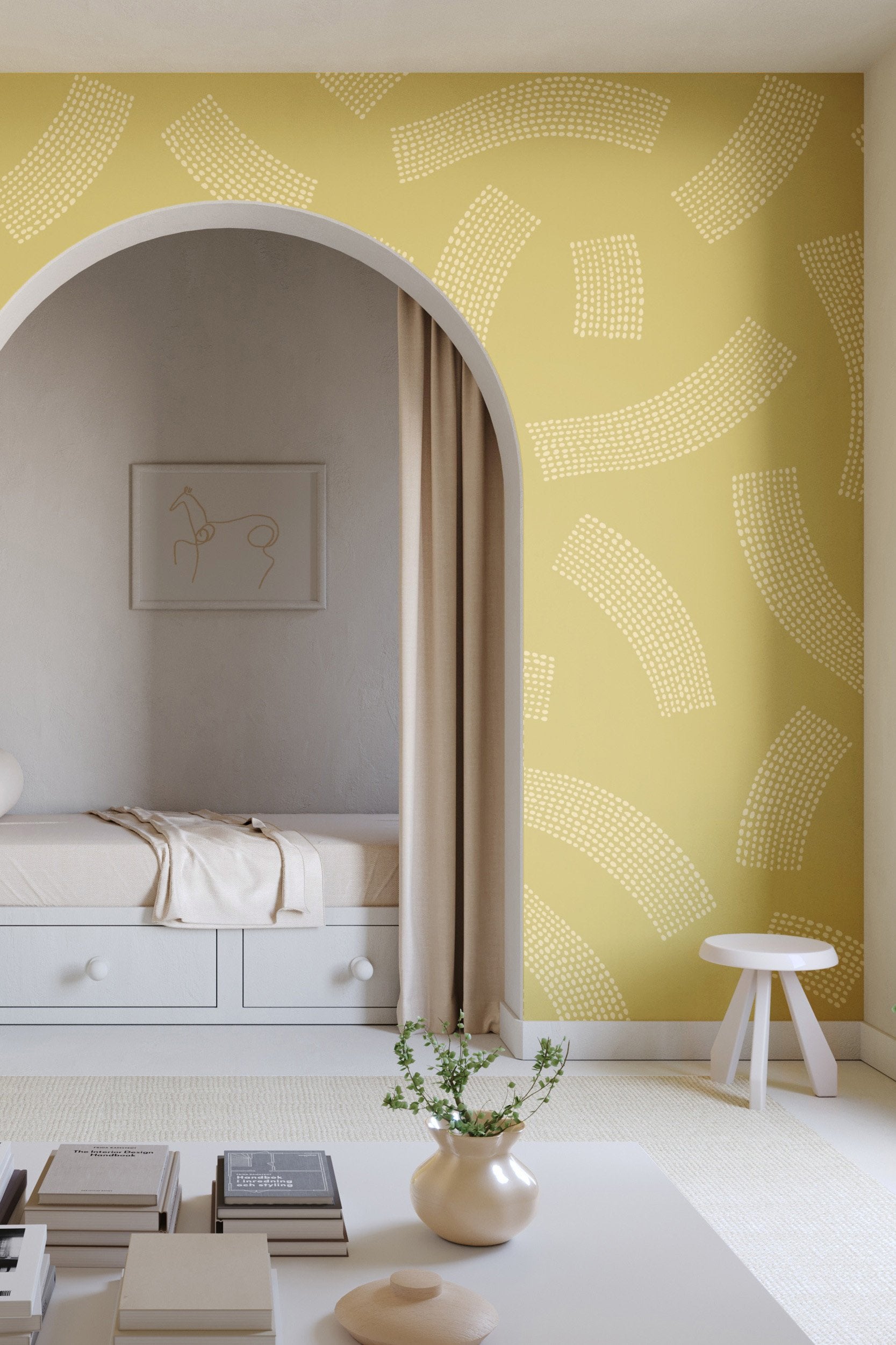 Saguaro© Wallpaper in Daffodil