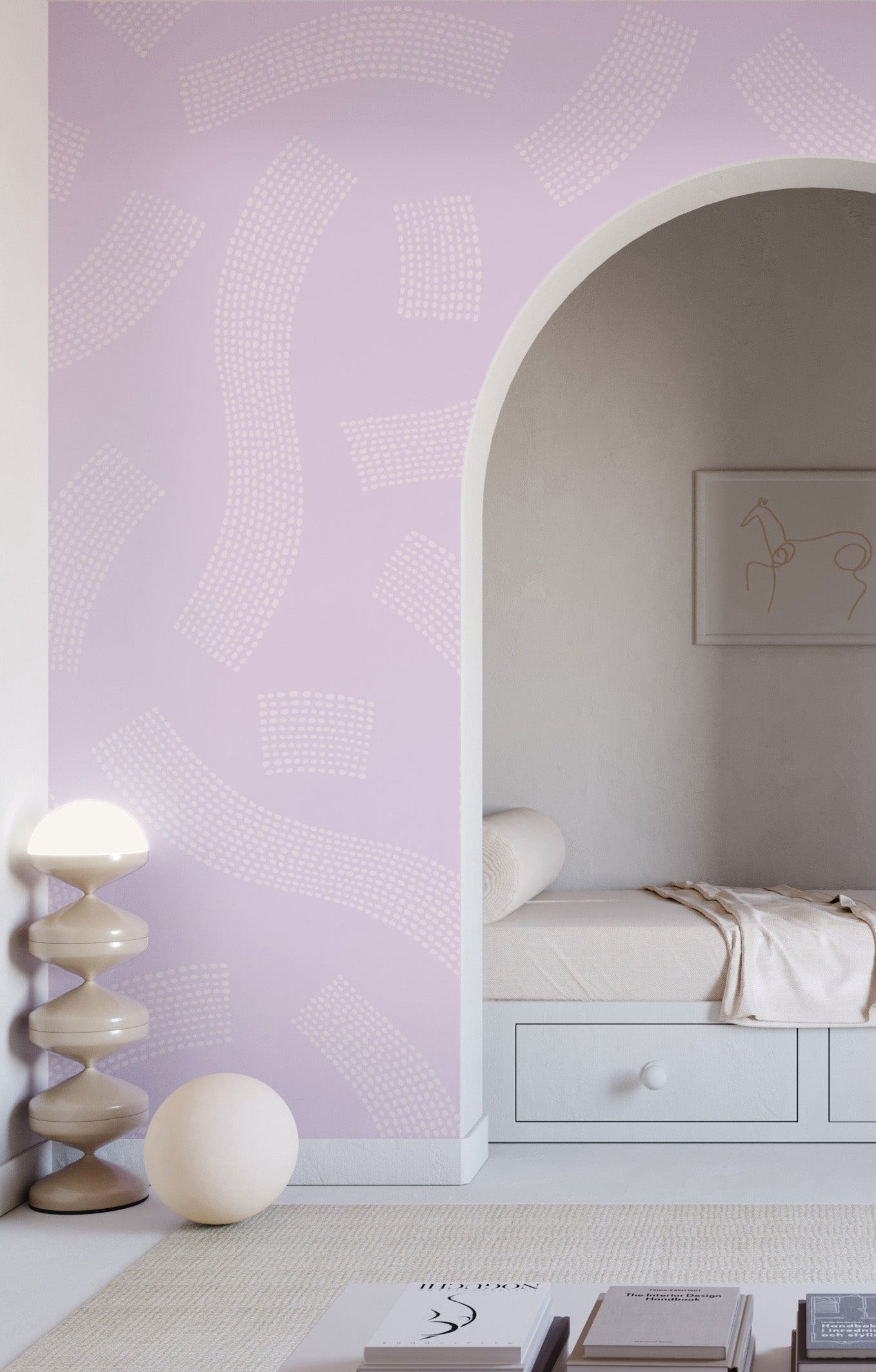 Saguaro© Wallpaper in Lilac