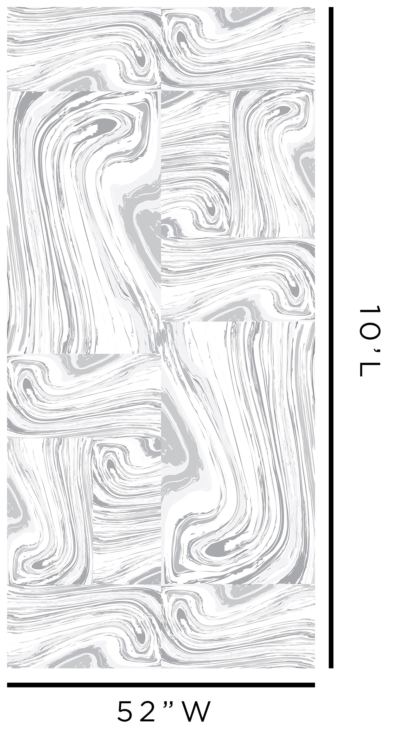 Crystalline© Wallpaper in Grey