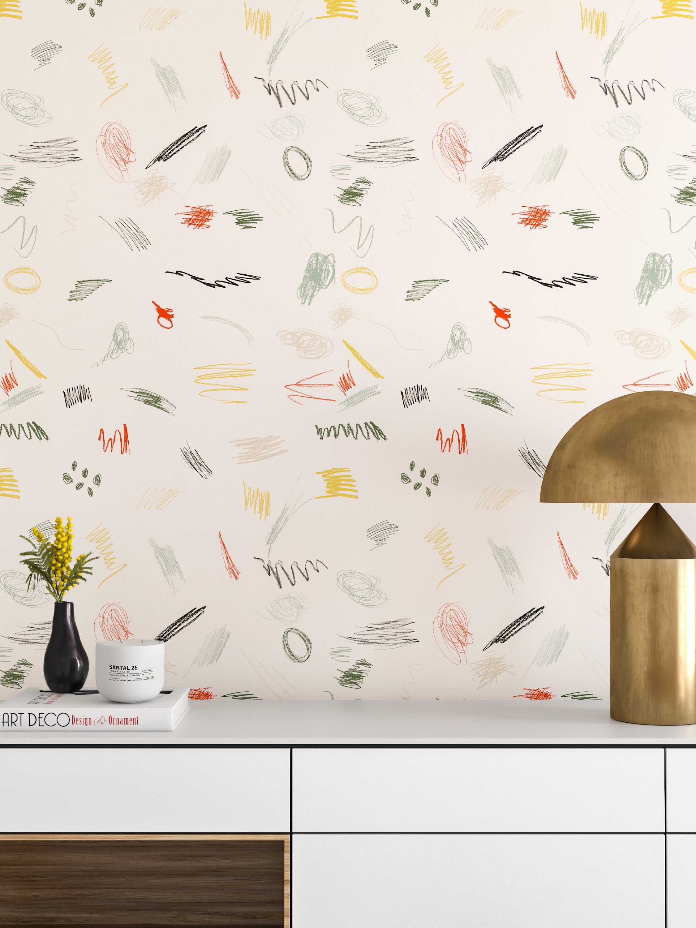 Scribble© Wallpaper in Eames