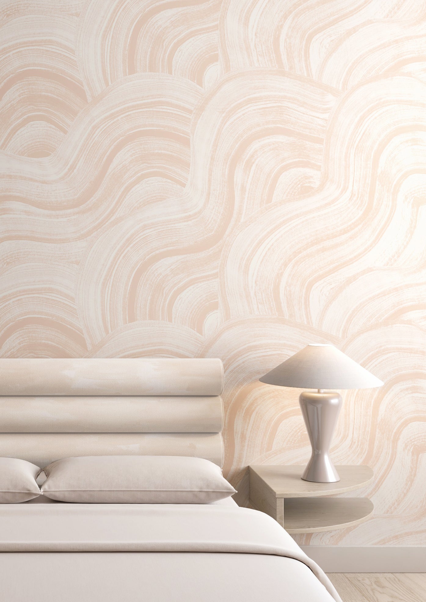 Sediment #2© Wallpaper in Almond