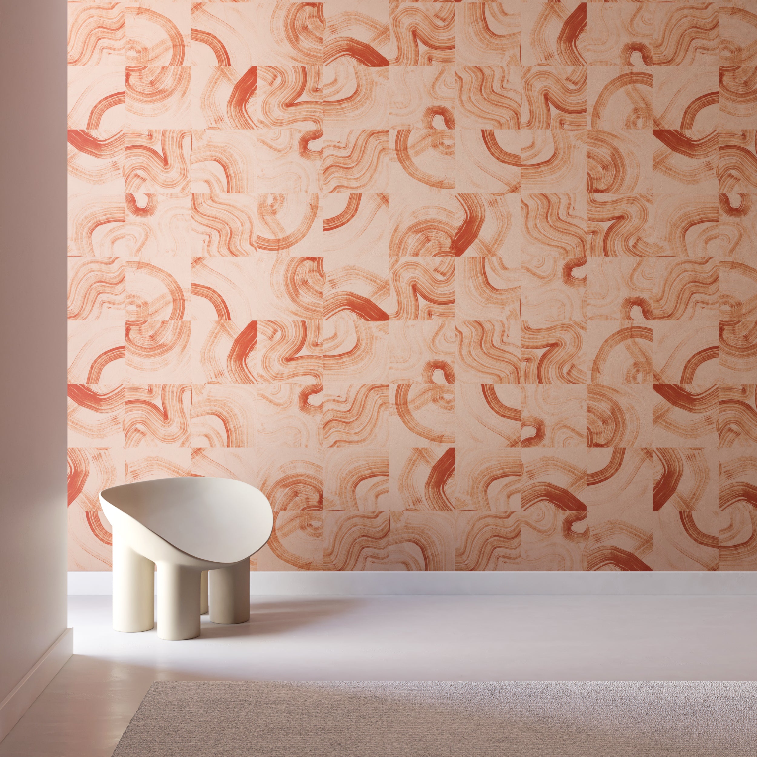 Sediment #3© Wallpaper in Clay