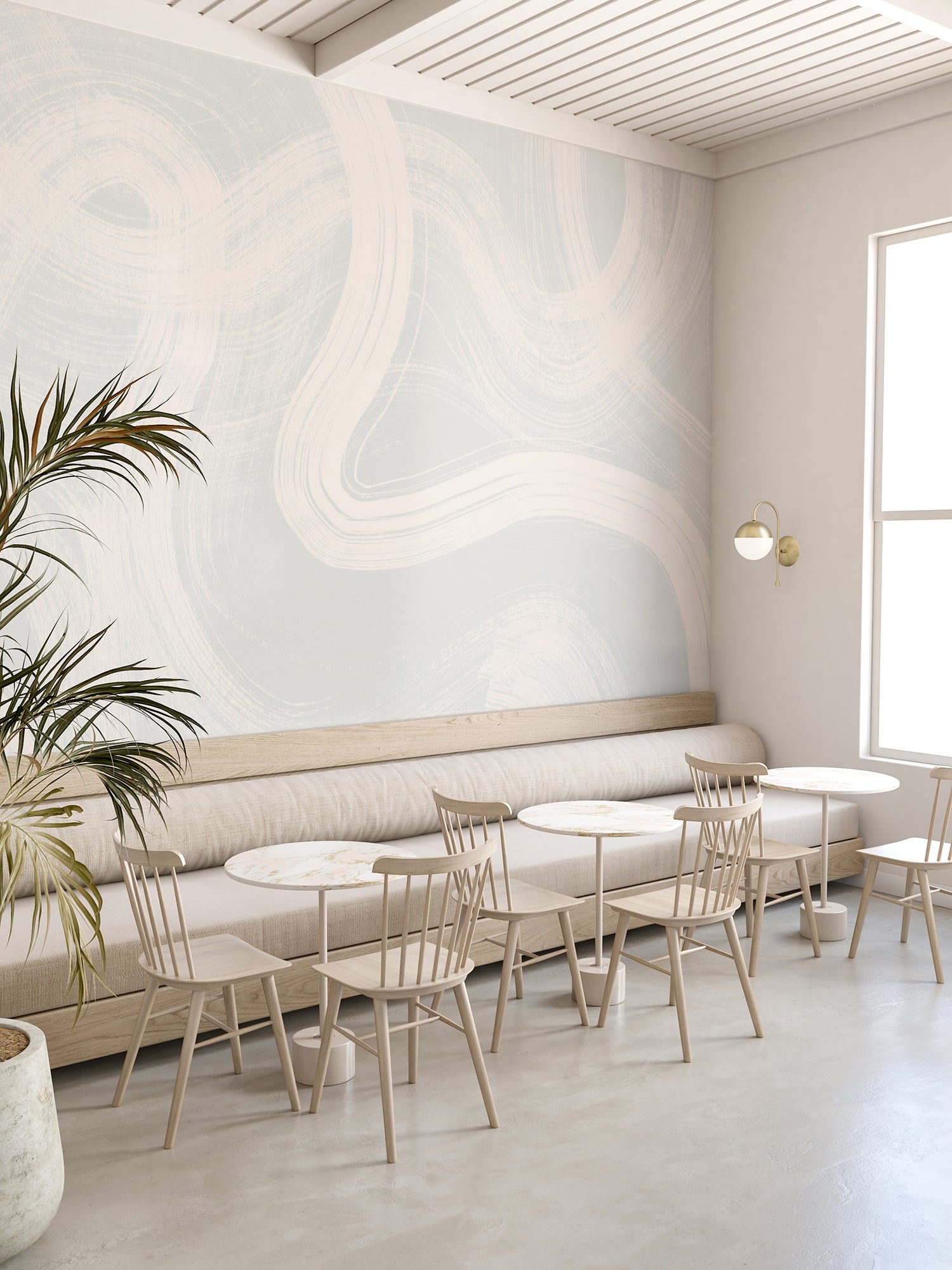 Sediment #1© Mural Wallpaper in Stone