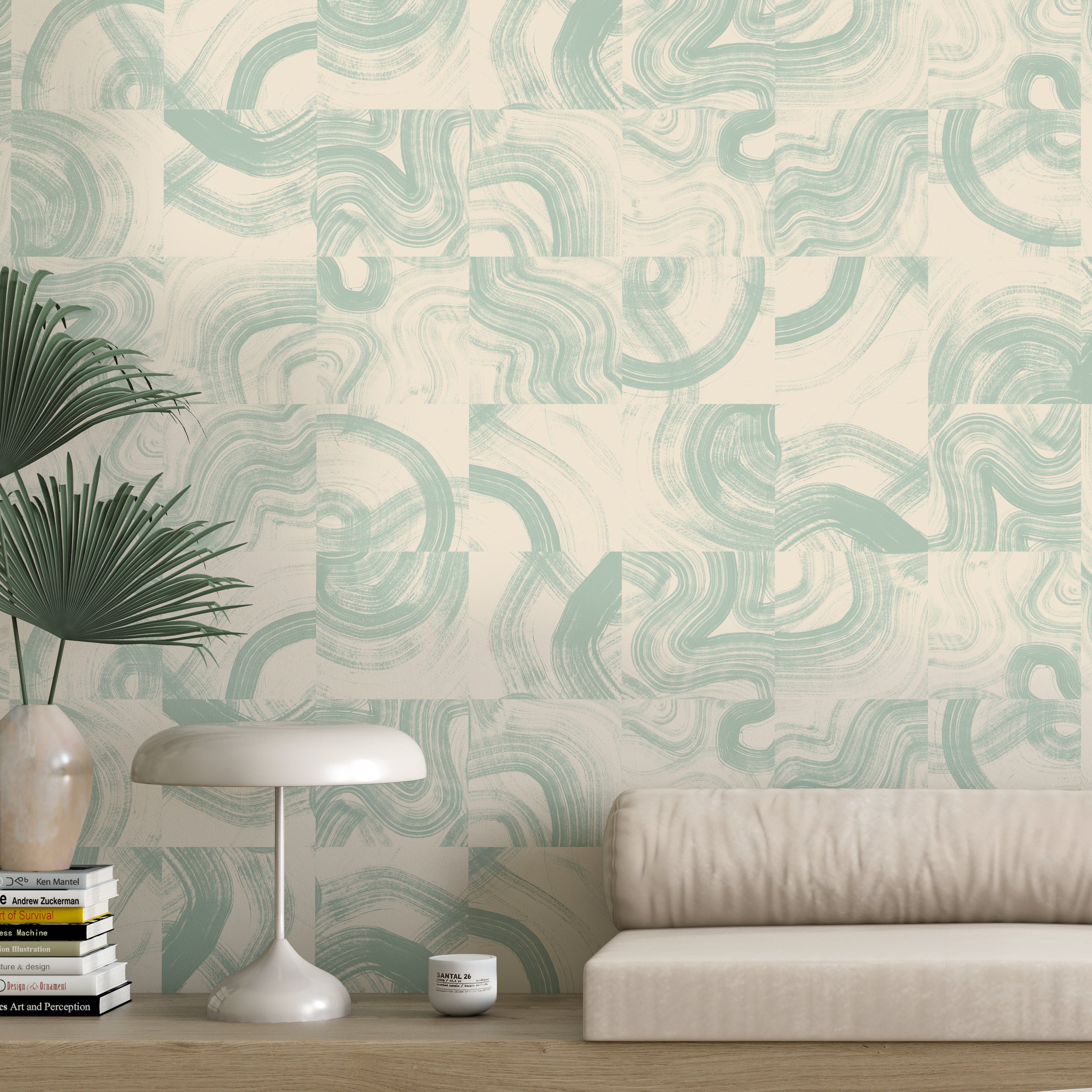 Sediment #3© Wallpaper in Mint