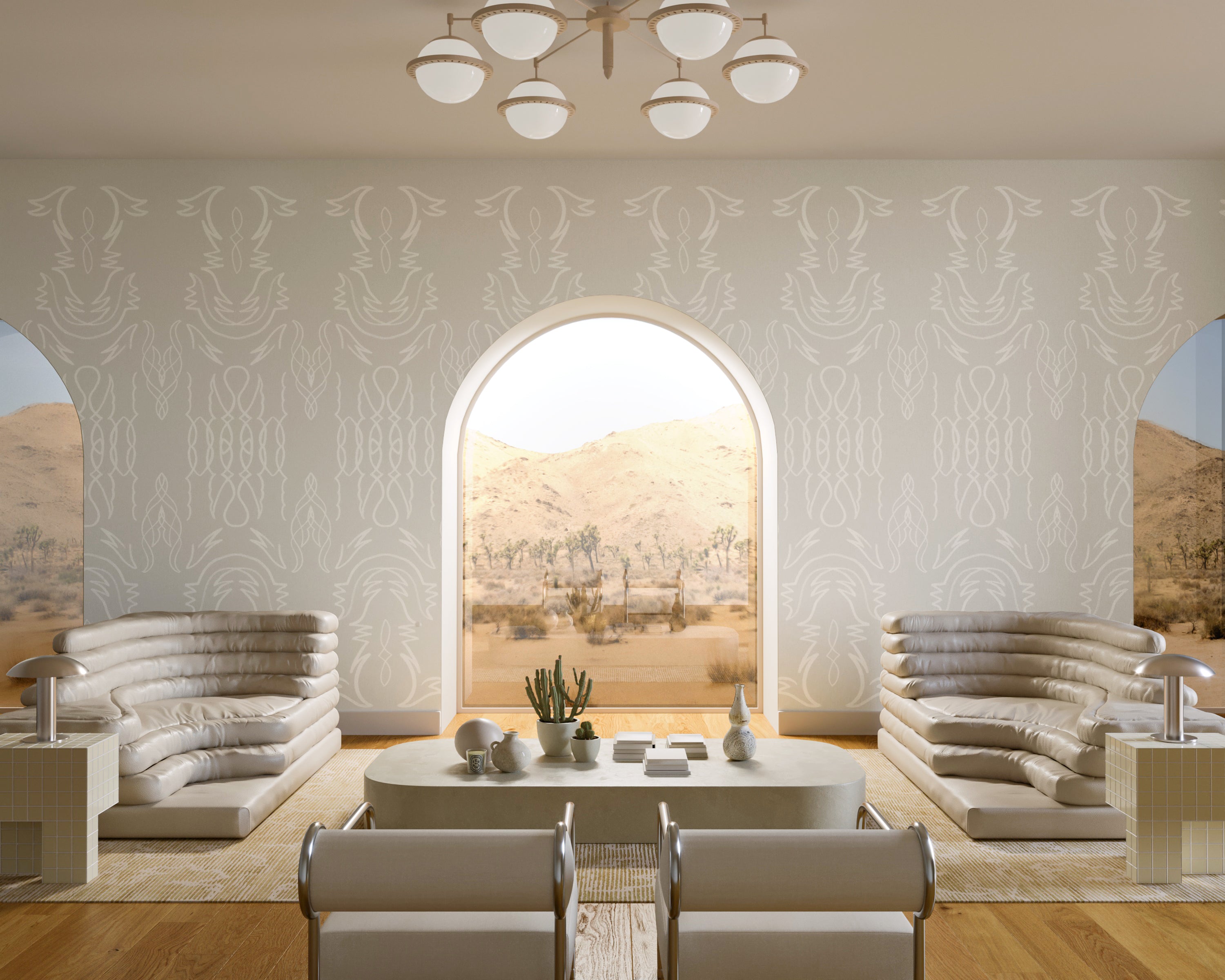 Side Saddle© Wallpaper in Slate