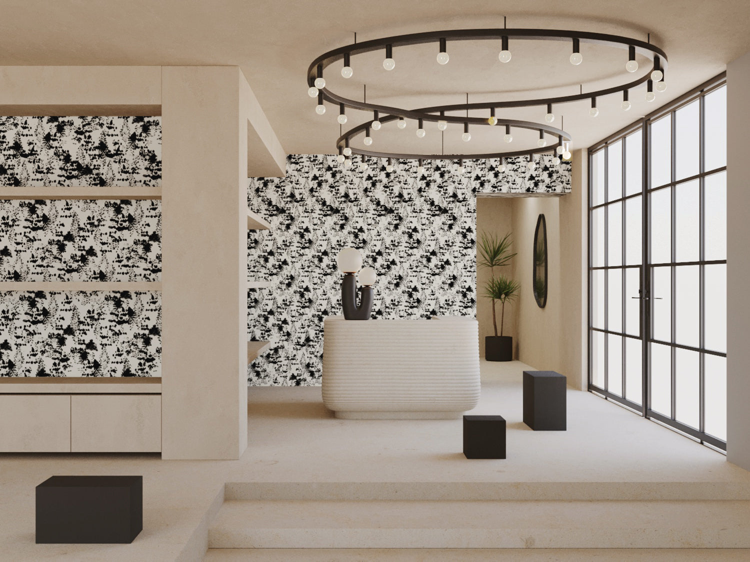 Snakeskin© Wallpaper in Alabaster