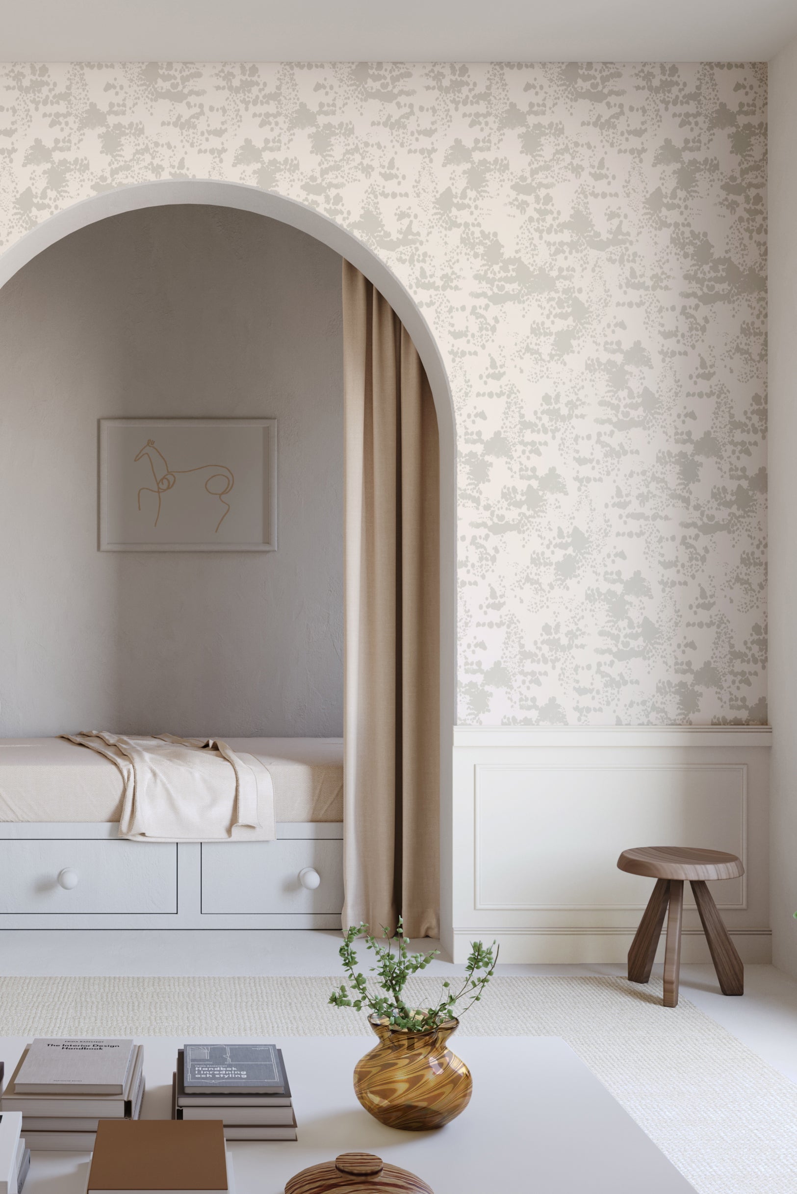 Snakeskin© Wallpaper in Mineral