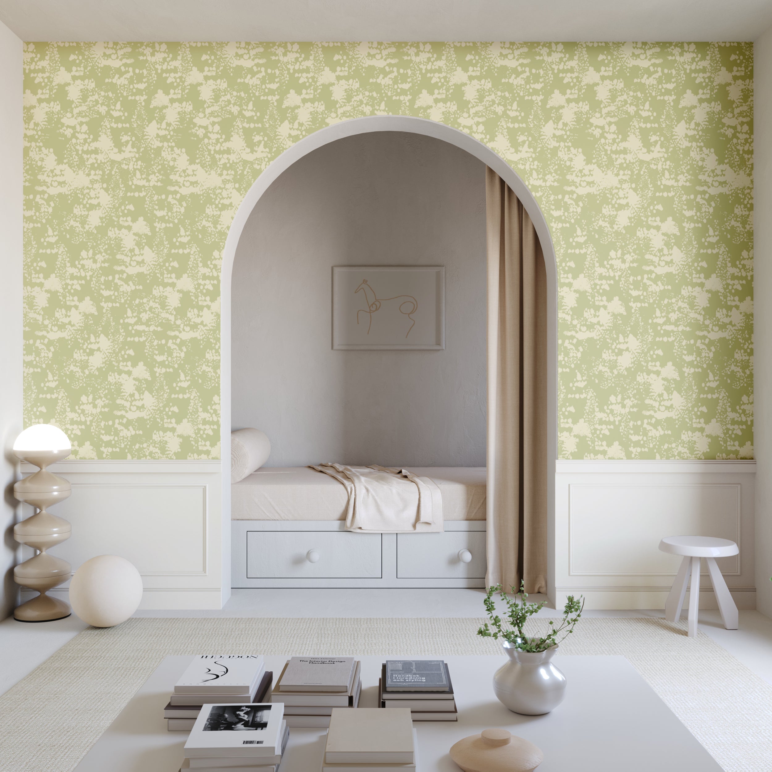 Snakeskin© Wallpaper in Stonecrop