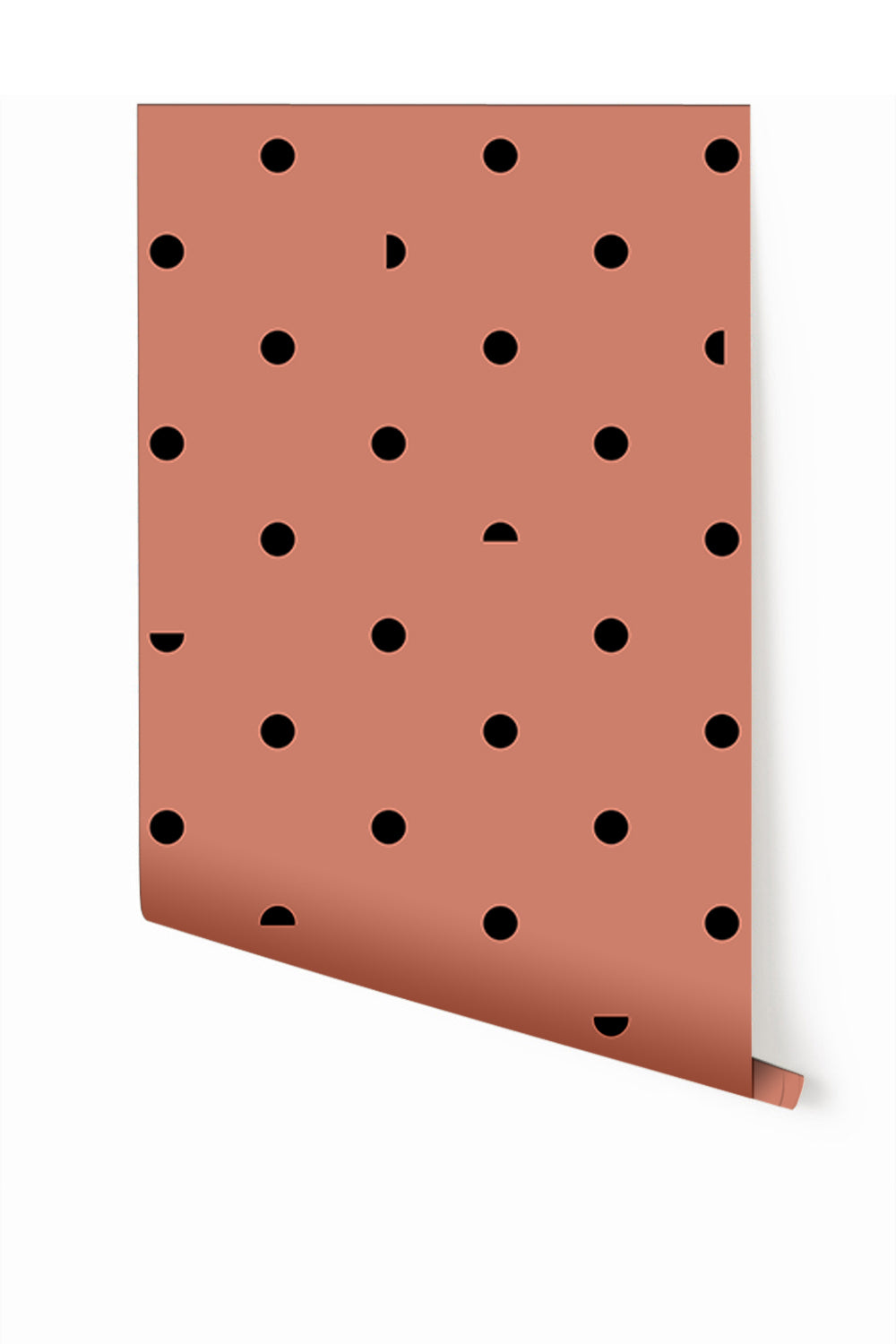 Pretty Woman© Wallpaper in Strawberry Kiss + Black