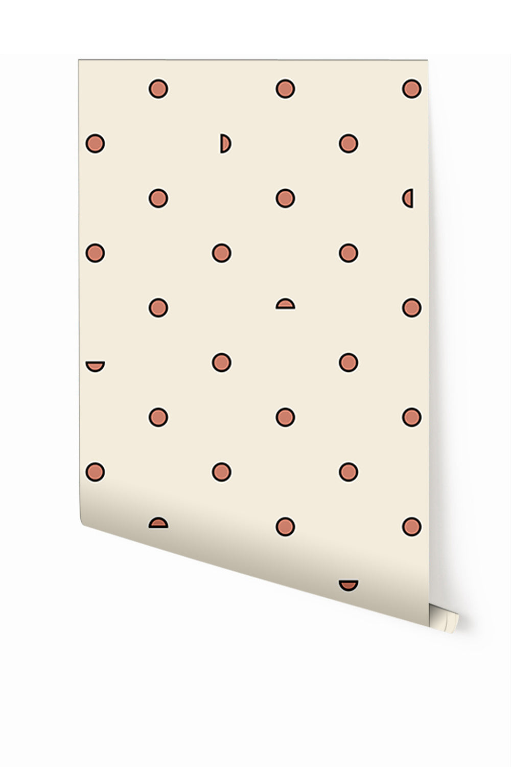 Pretty Woman© Wallpaper in Strawberry Kiss + Cremé