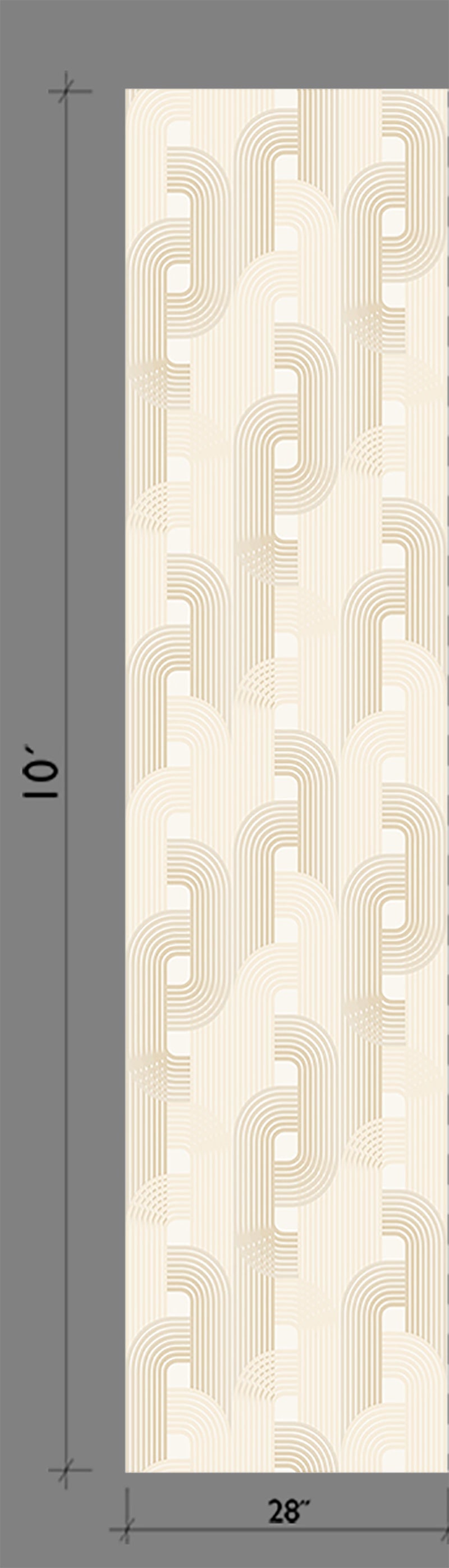 Raceway© Wallpaper in Bone