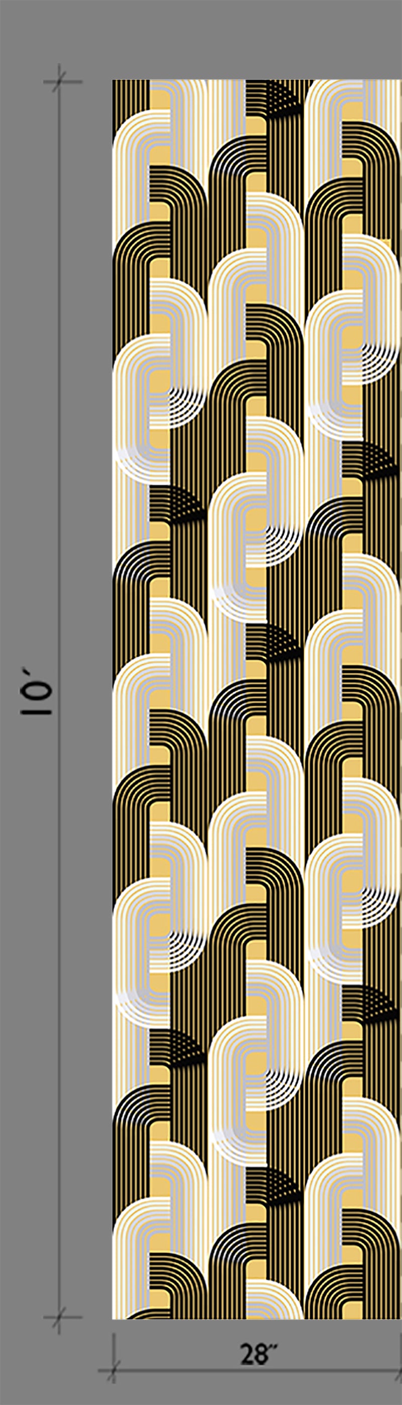 Raceway© Wallpaper in Banana