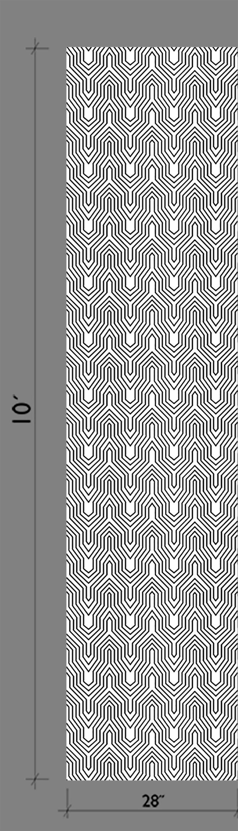 Gatsby© Wallpaper in Black + White