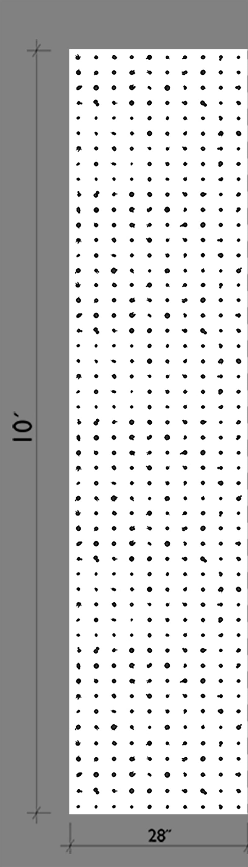 Dotted Line© Wallpaper in Black + White