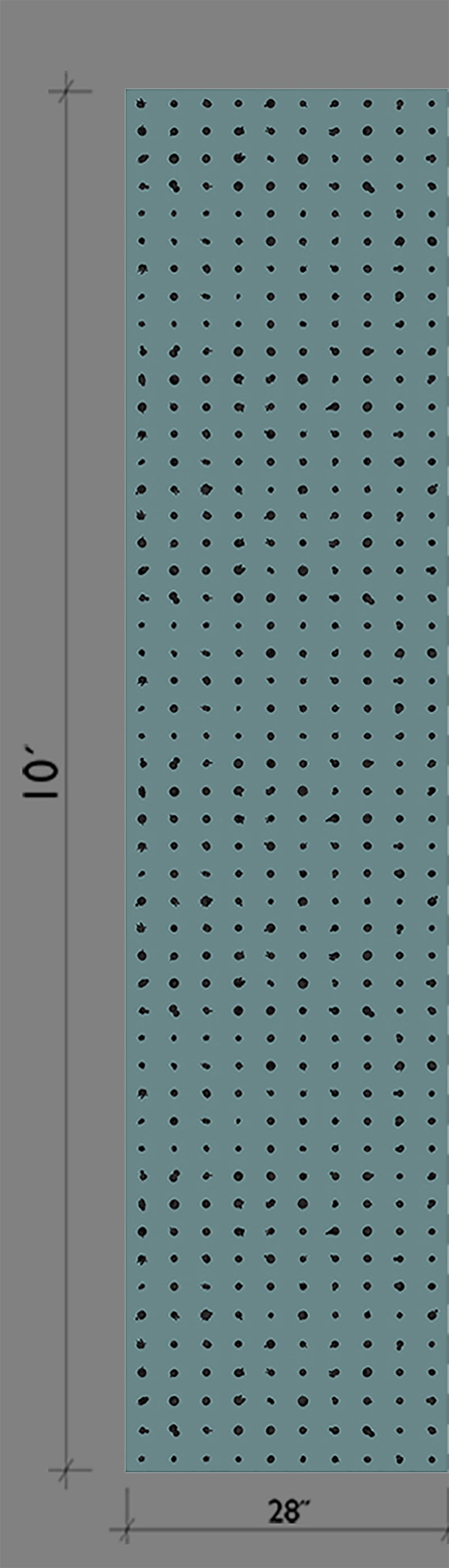 Dotted Line© Wallpaper in Teal