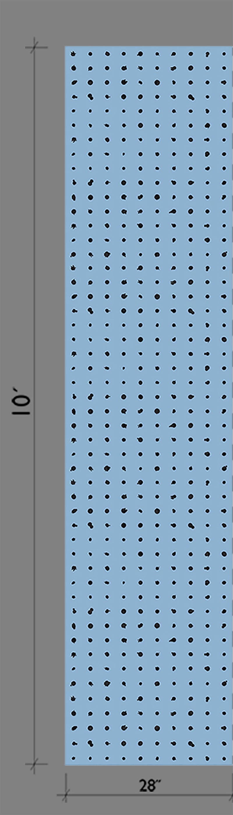 Dotted Line© Wallpaper in Powder Blue