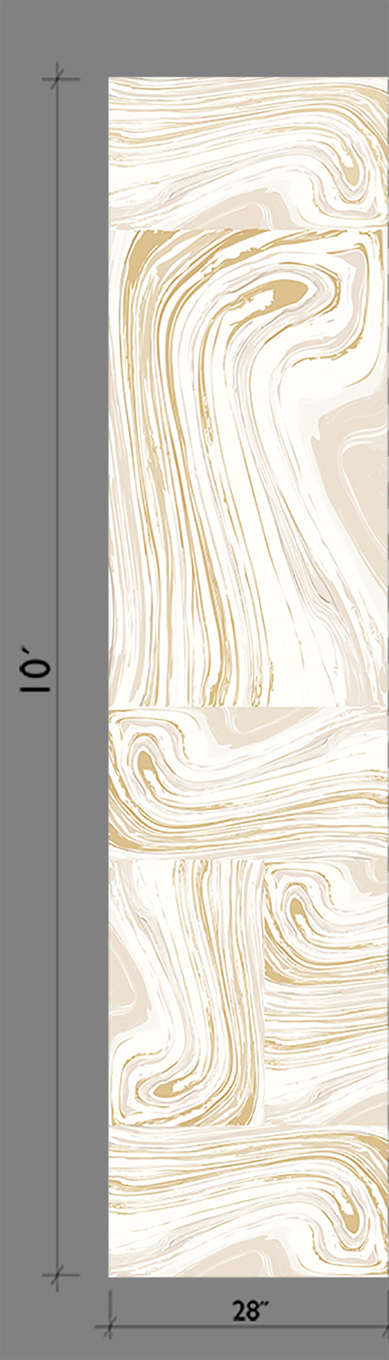 Crystalline© Wallpaper in Sand