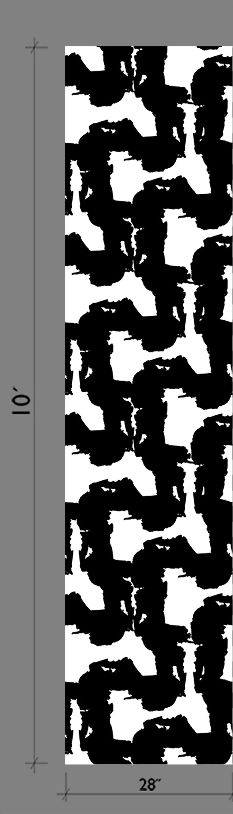 Bond Girl© Wallpaper in White