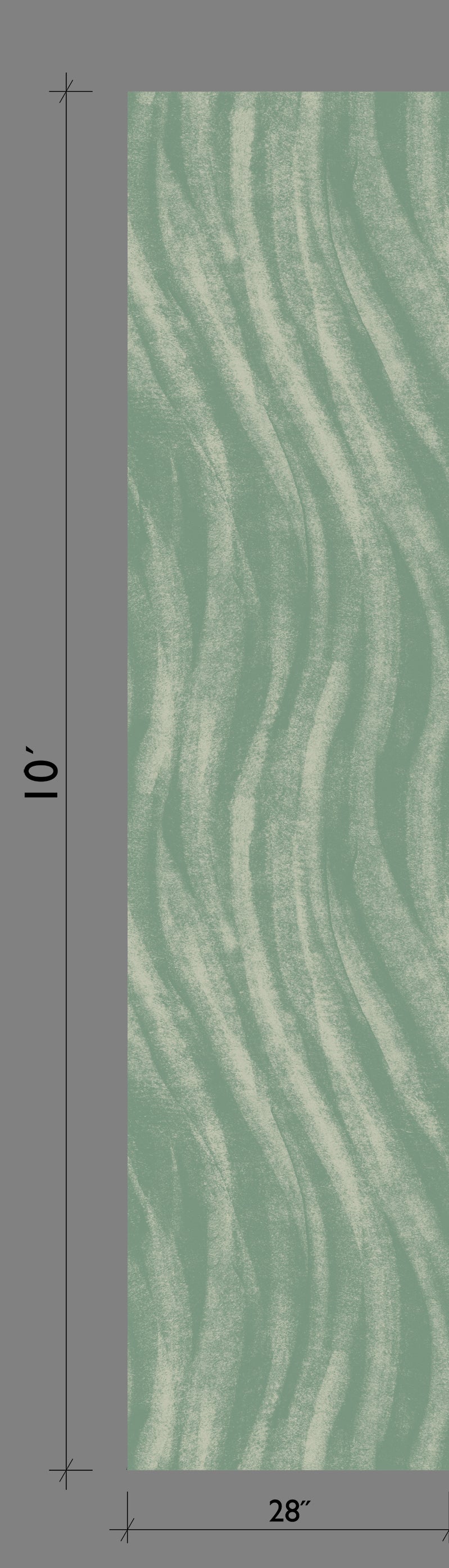 Western Trail© Wallpaper in Aloe