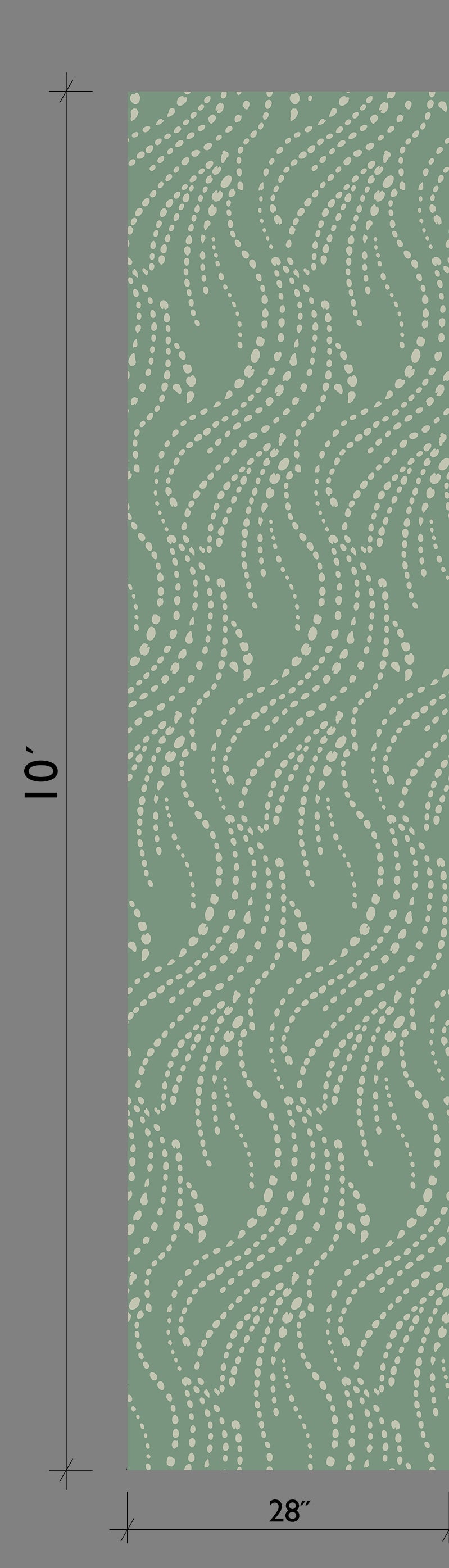 Branding Iron© Wallpaper in Aloe