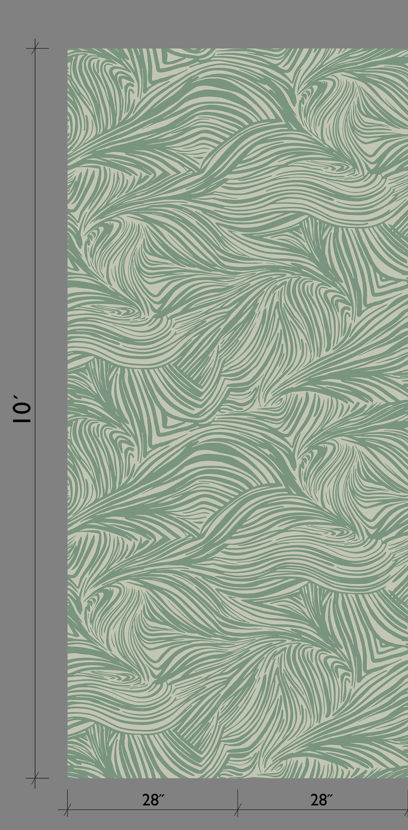 Hay Bale© Wallpaper in Aloe