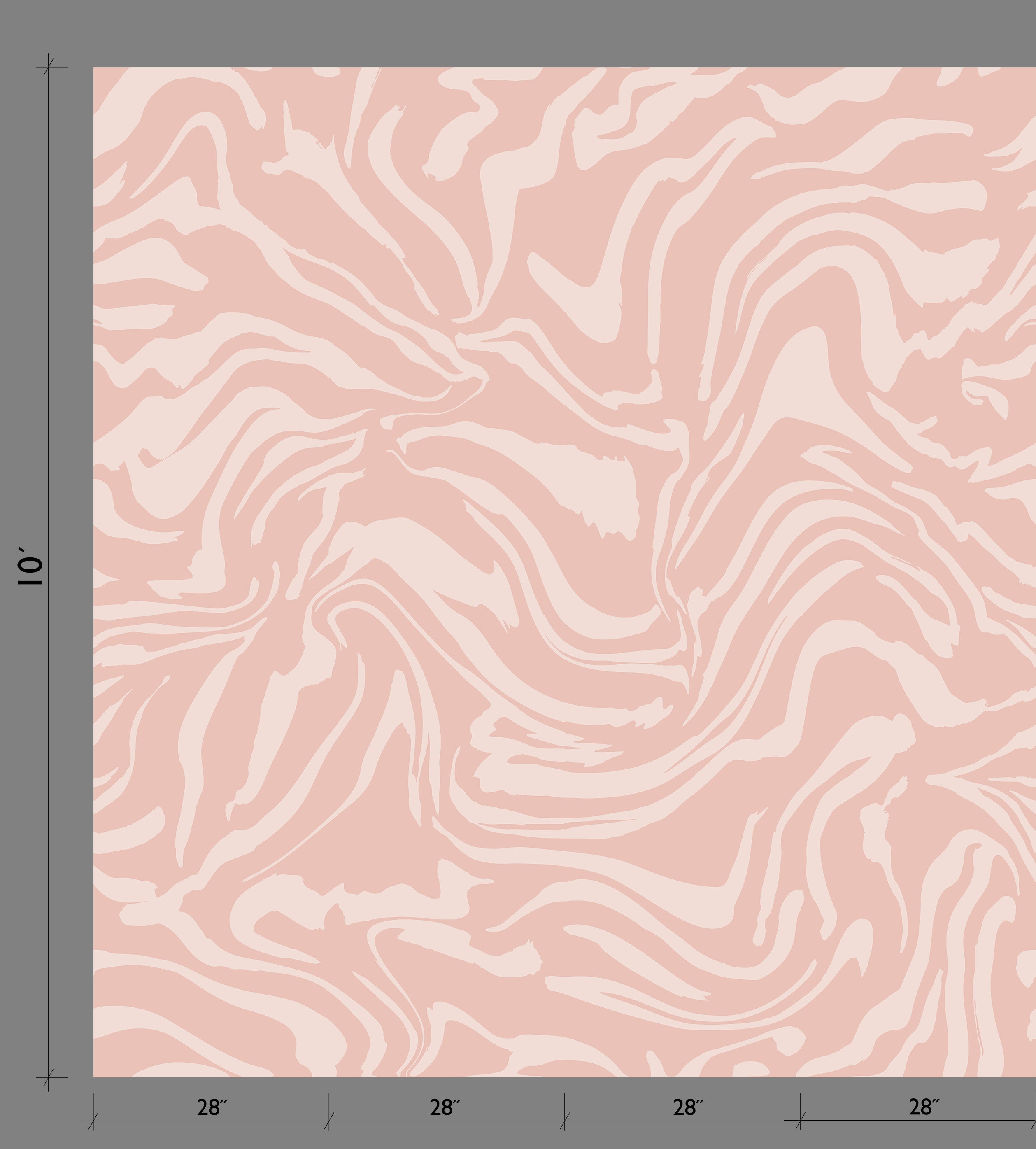 Primal© Mural Wallpaper in Azalea