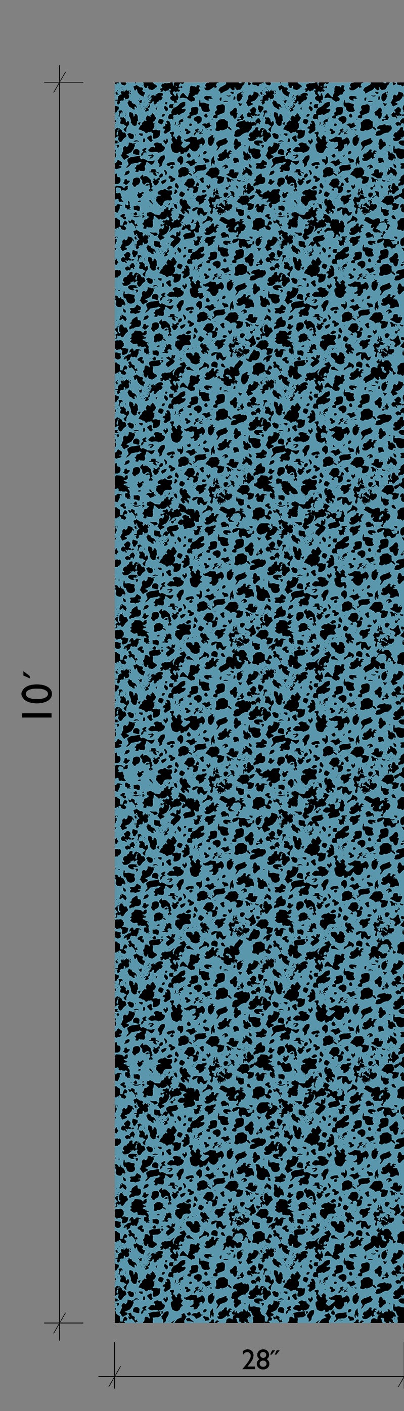 Milano© Wallpaper in Aqua Net + Black