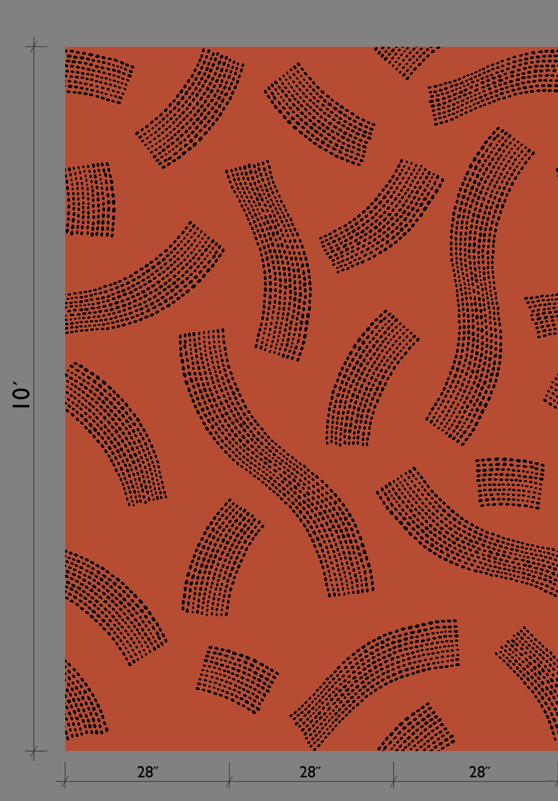 Saguaro© Wallpaper in Brick + Black