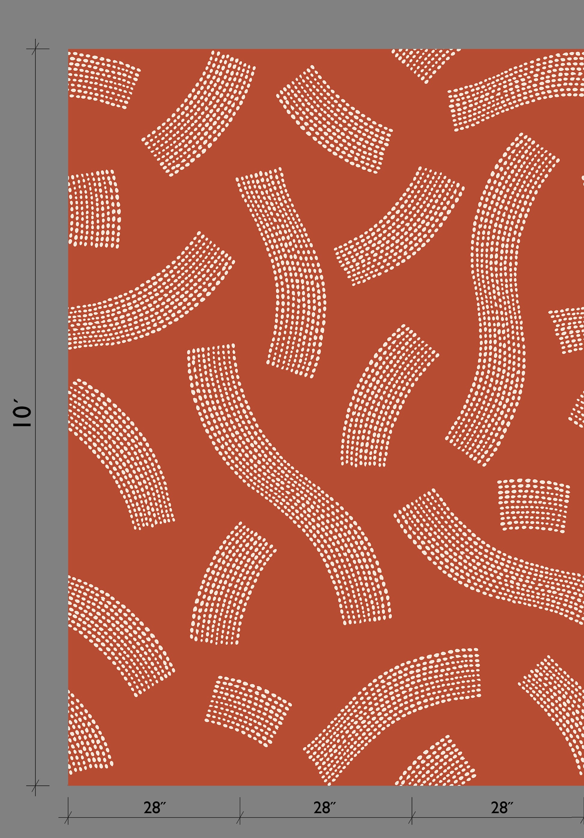 Saguaro© Wallpaper in Brick + Cremé