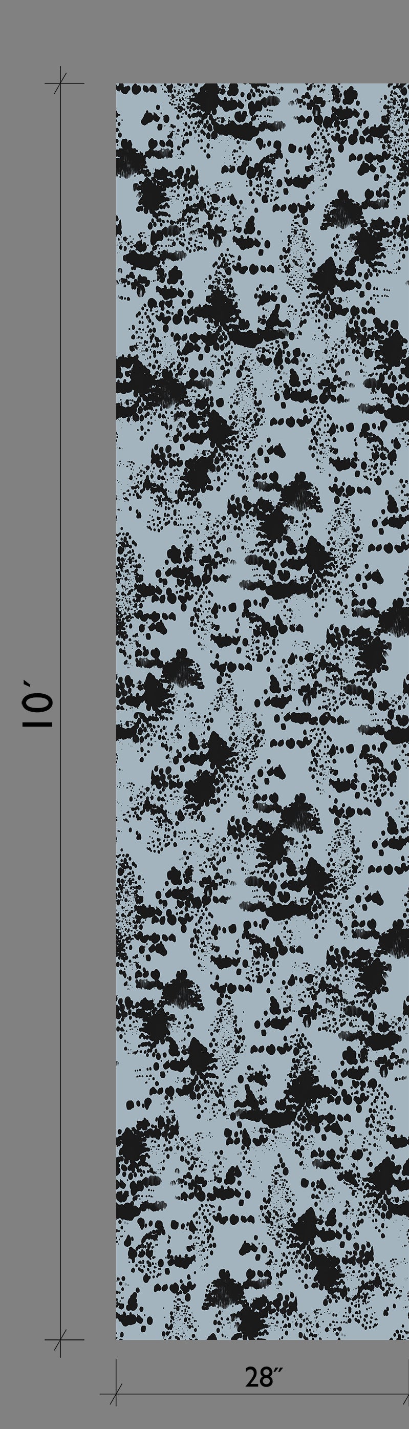 Snakeskin© Wallpaper in Buxton Blue