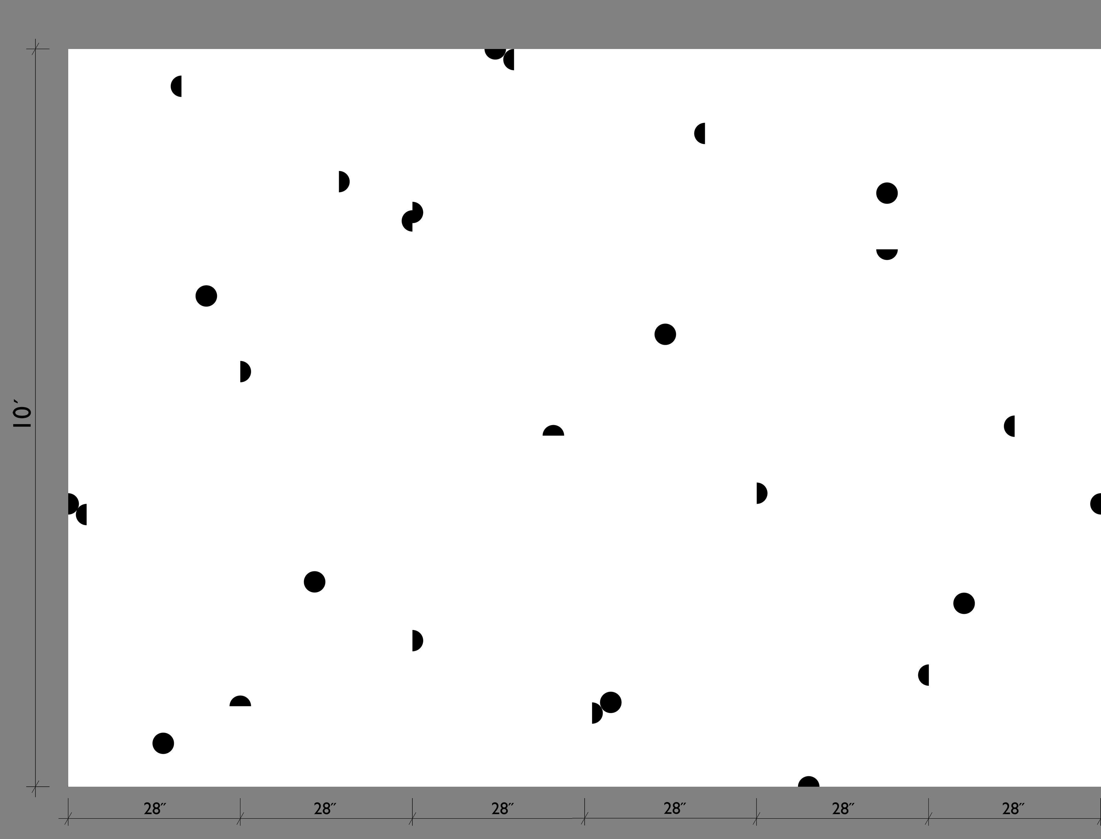 Mezzaluna© Wallpaper in Black + White