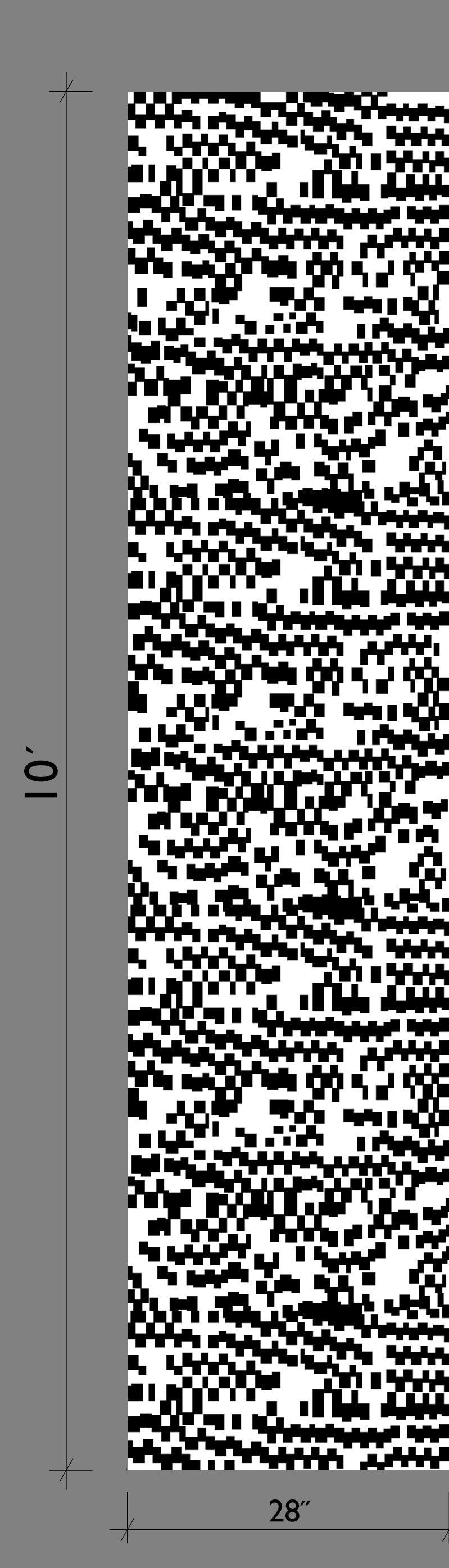 Pixel© Wallpaper in Black + White