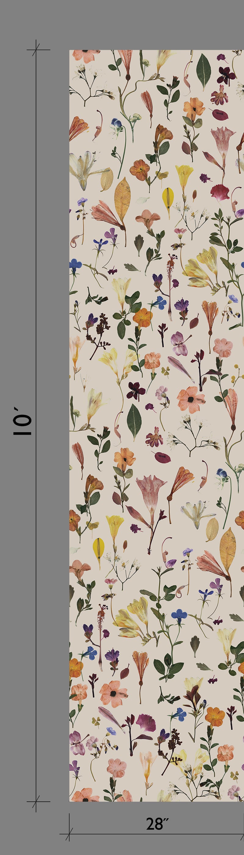 Botanic Bloom© Wallpaper in Ecru