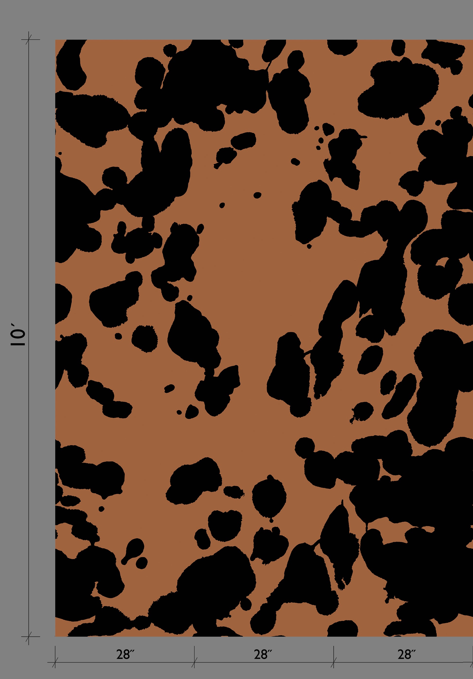 Bovine© Wallpaper in Chestnut