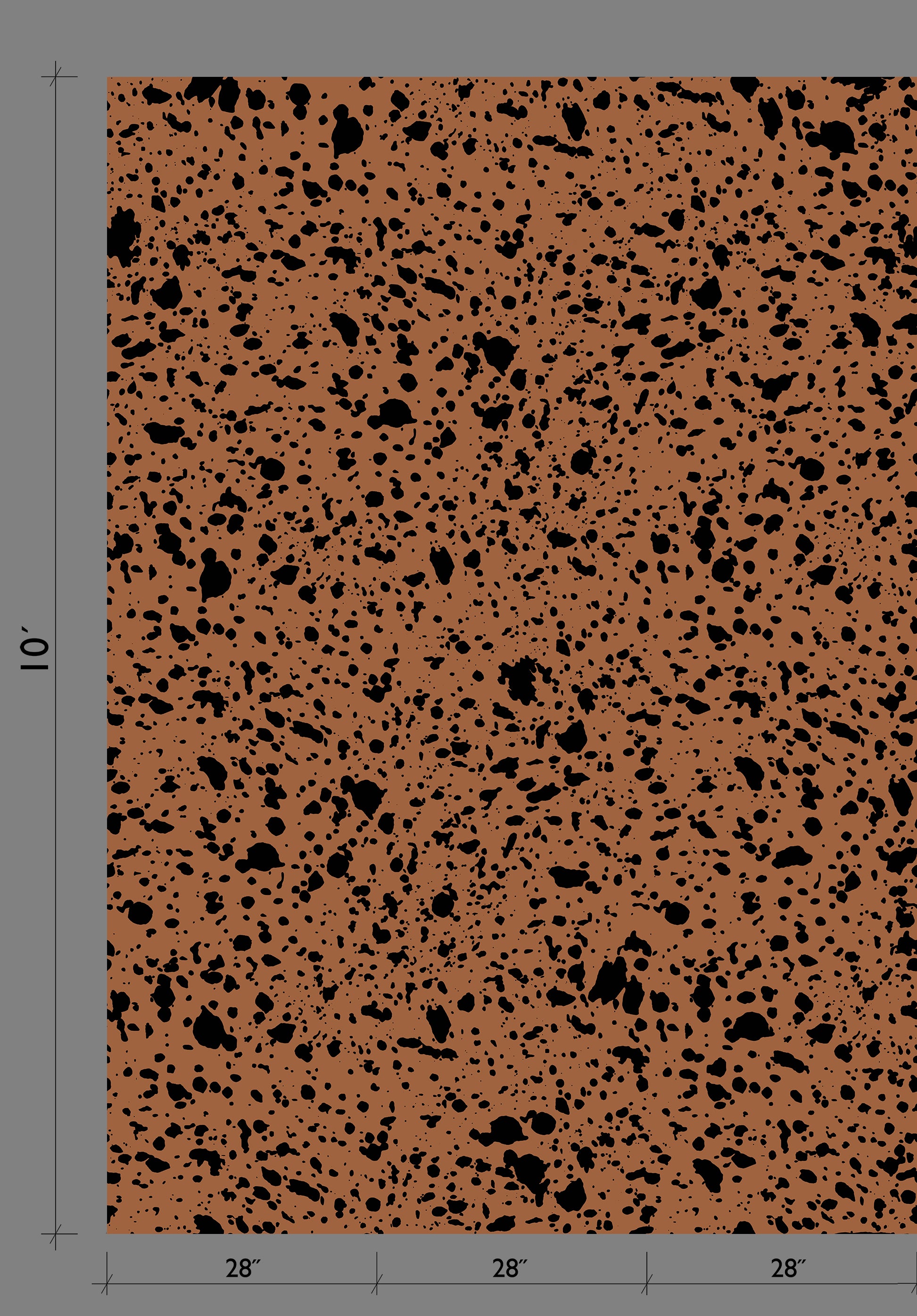 Appaloosa© Mural Wallpaper in Chestnut