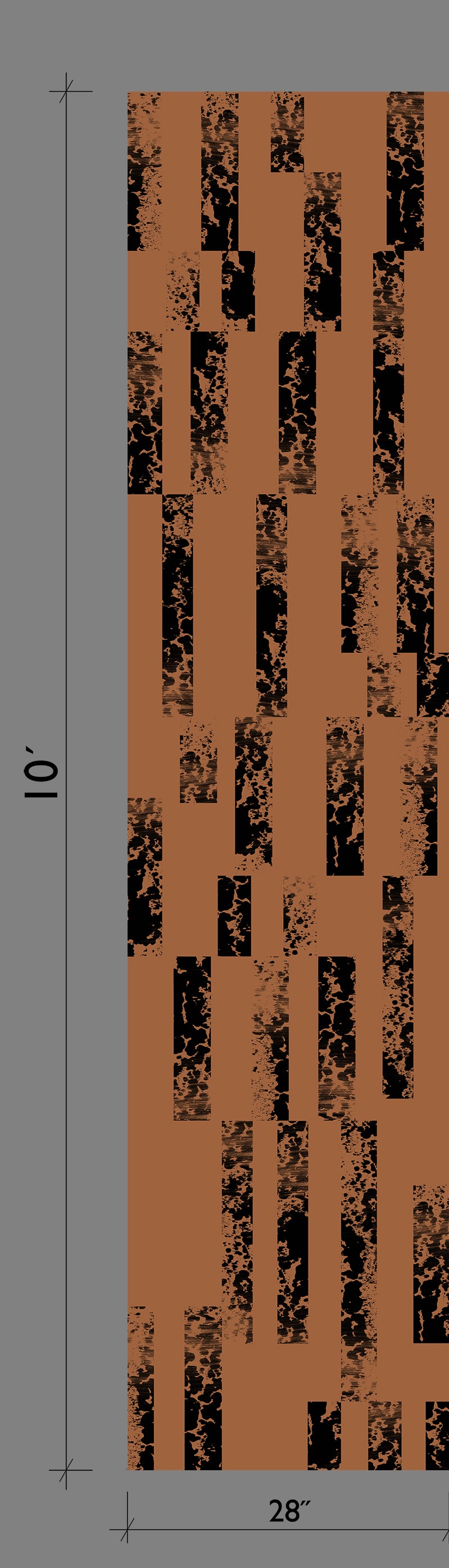 Corral© Wallpaper in Chestnut